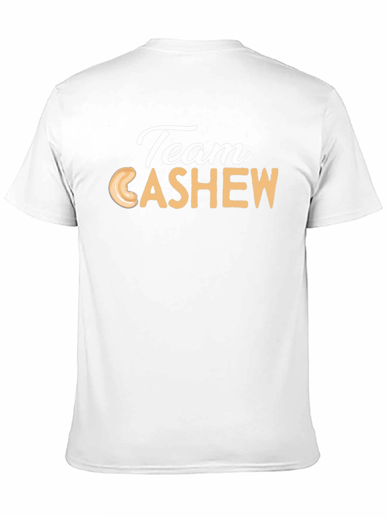 Black Team Cashew T-Shirt - Funny Nut Lover Tee view 11