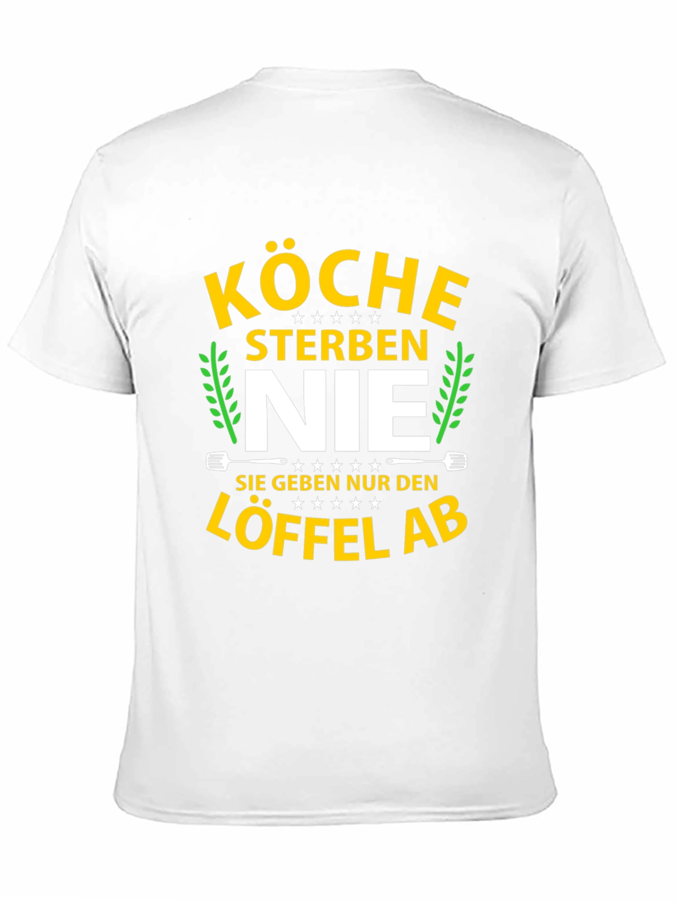 Black Köche Sterben Nie Chef T-Shirt view 11