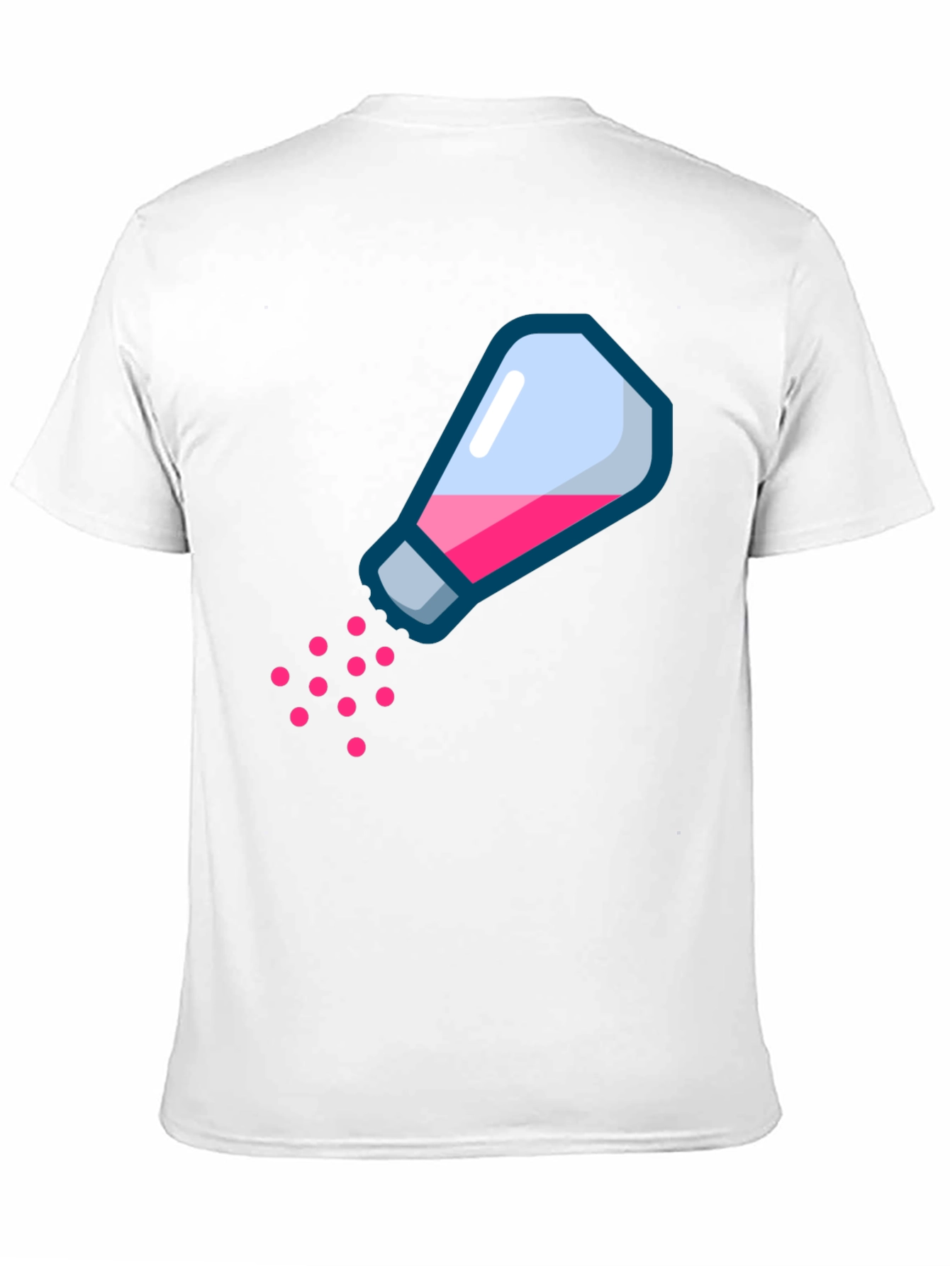 Black Funny Salt Bae Style Graphic T-Shirt - Black view 11