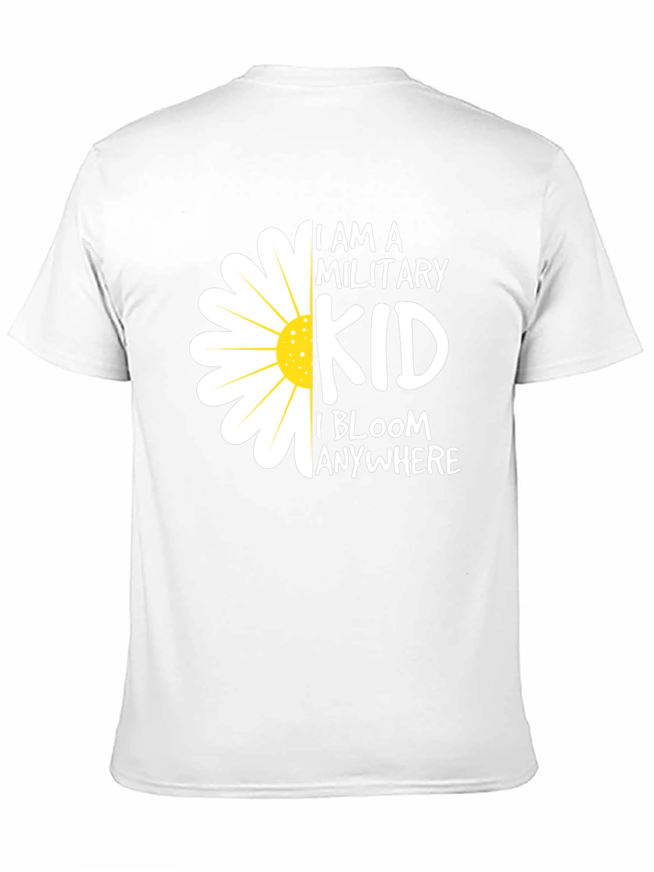 Black Military Kid T-Shirt - I Bloom Anywhere view 11