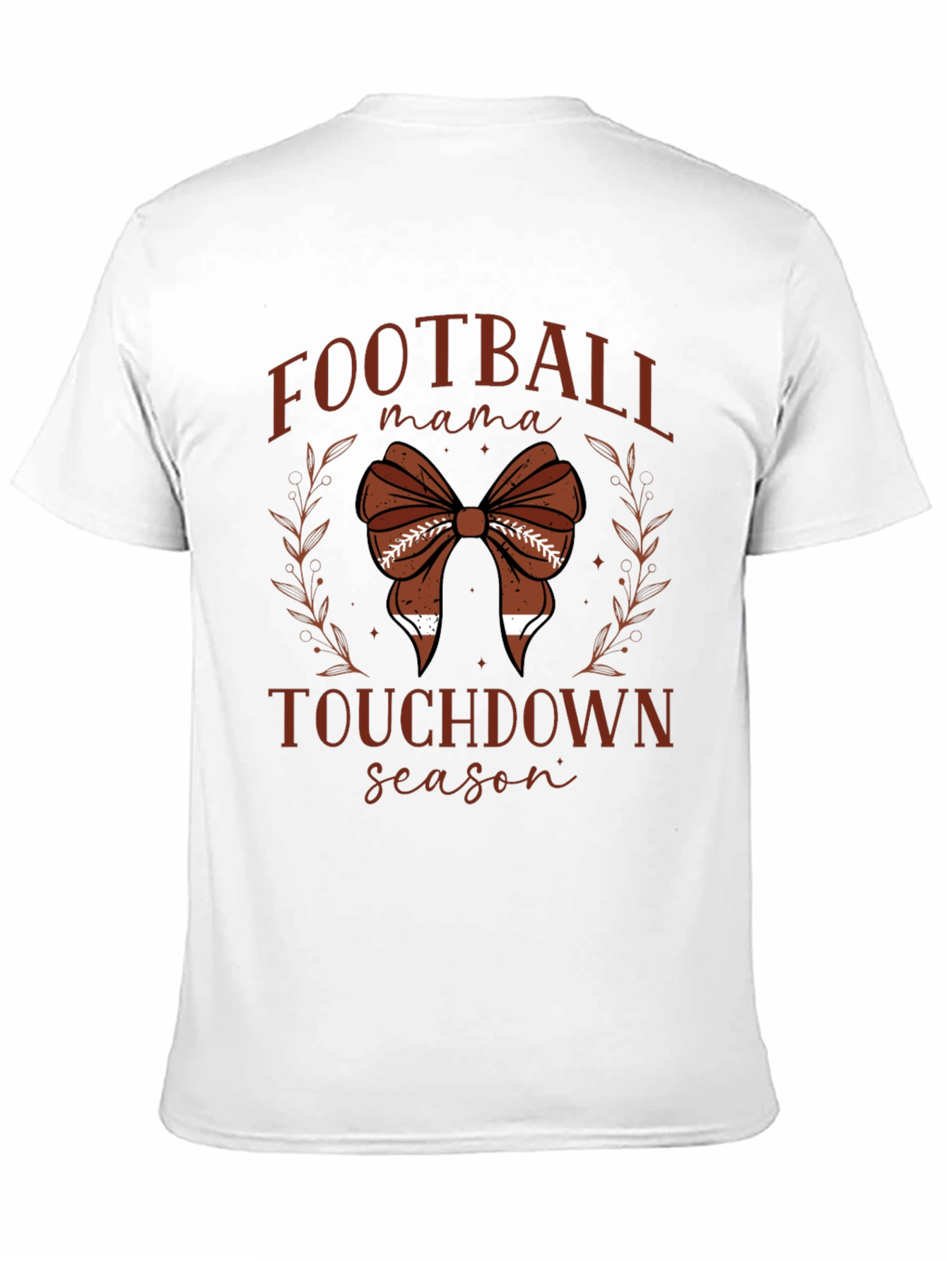 Black Football Mama Touchdown Season Tee view 11