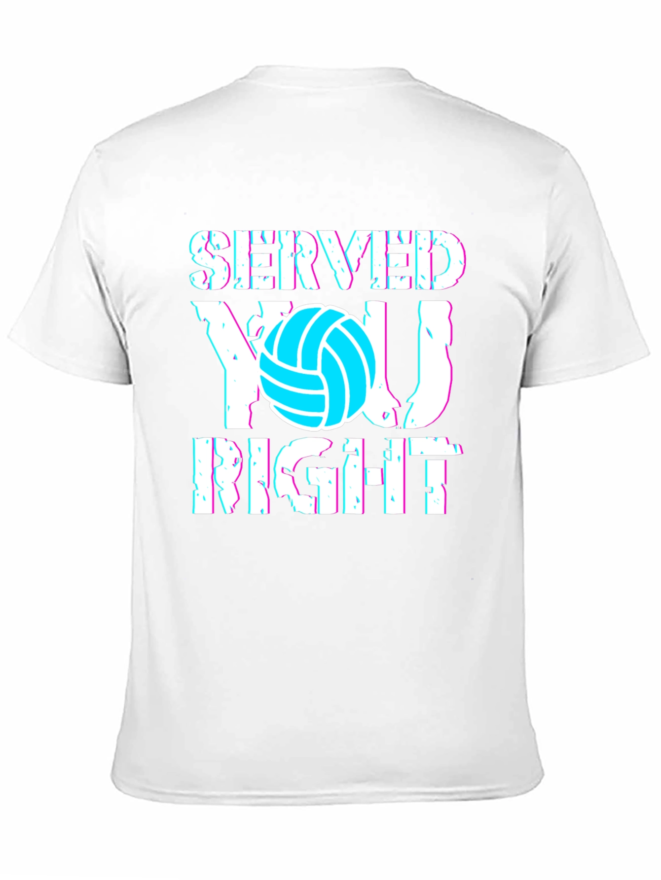 Black Served You Right Volleyball Graphic Tee view 11