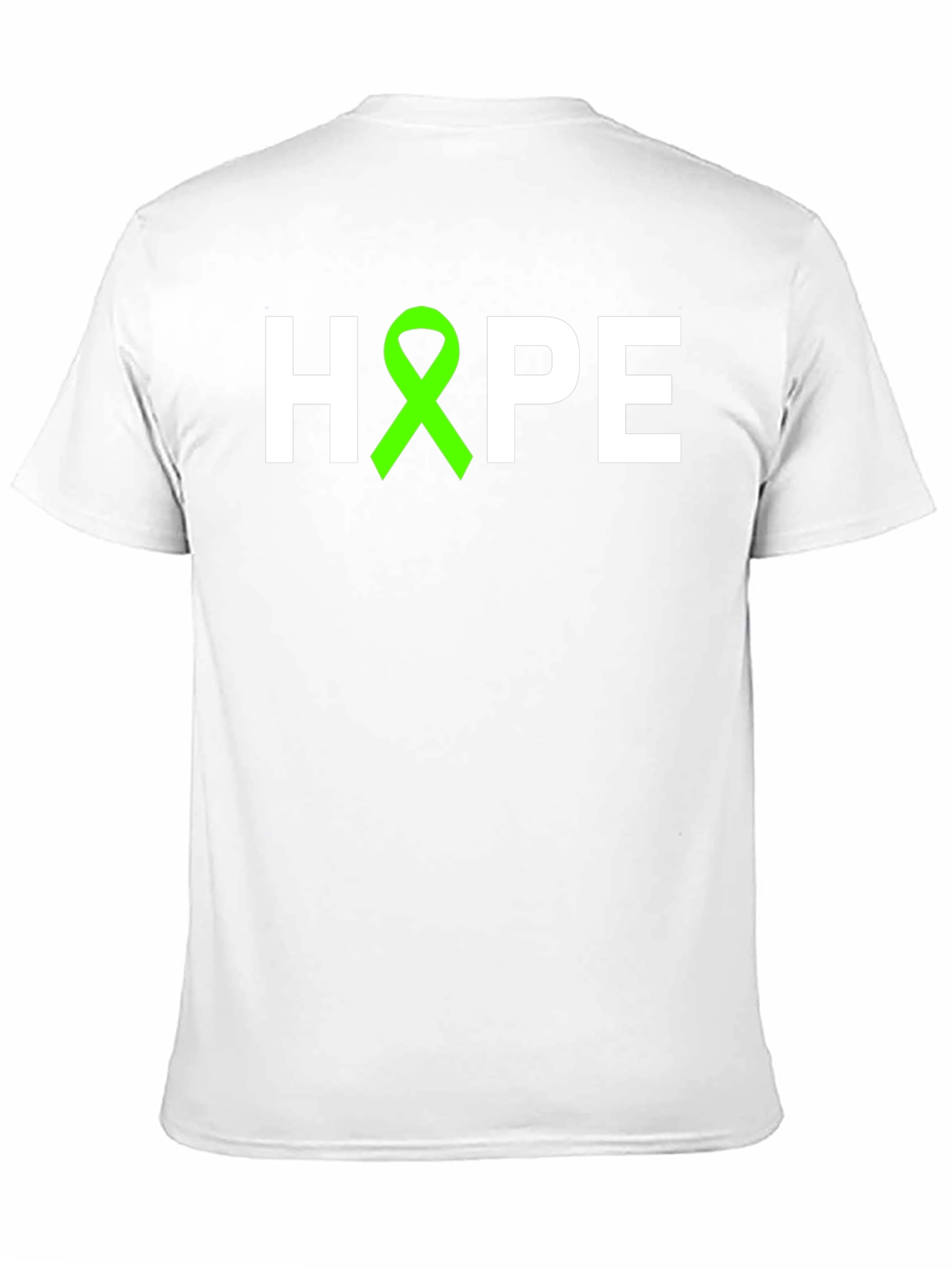 Black HOPE Awareness Ribbon T-Shirt - Support Mental Health view 11
