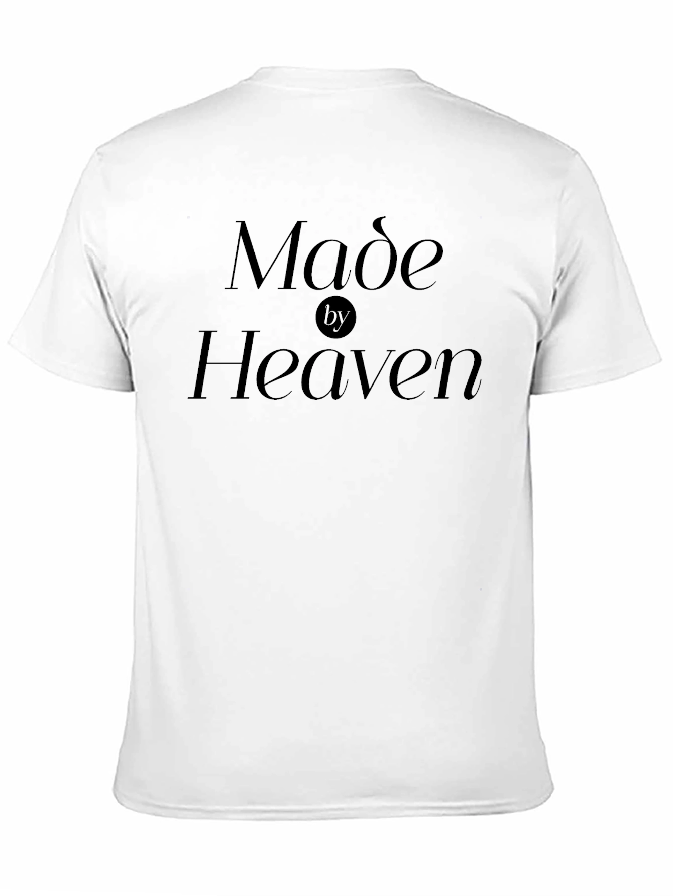 Black Made by Heaven Black Graphic Tee view 11