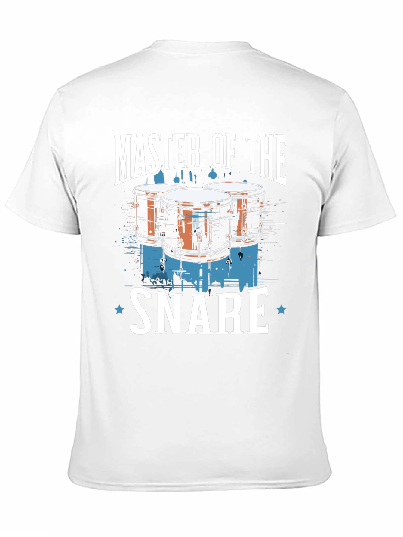 Black Master of the Snare Drummer T-Shirt - Black view 11