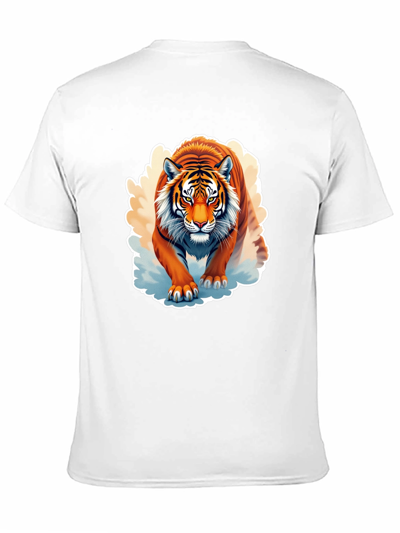 Black Tiger Graphic T-Shirt - Fierce Animal Design view 11