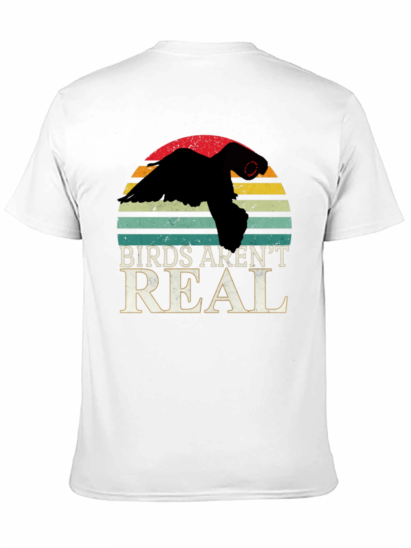 Black Birds Aren't Real T-Shirt Conspiracy Funny Gift view 11