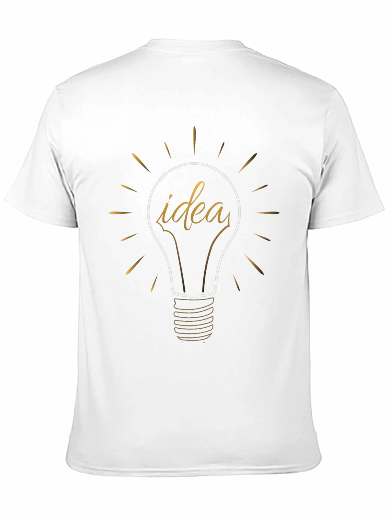 Black Idea Bulb Graphic Tee - Think Outside the Box! view 11