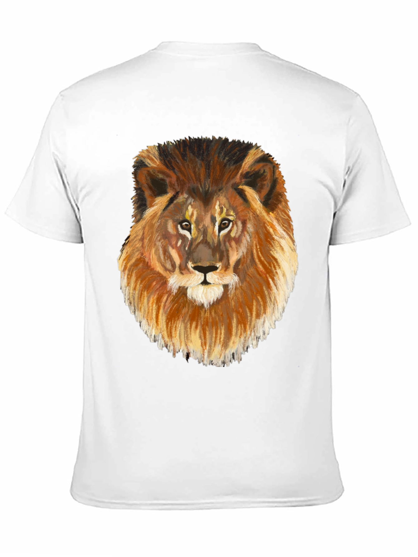 Black Lion Graphic Tee - Black Cotton Blend view 11
