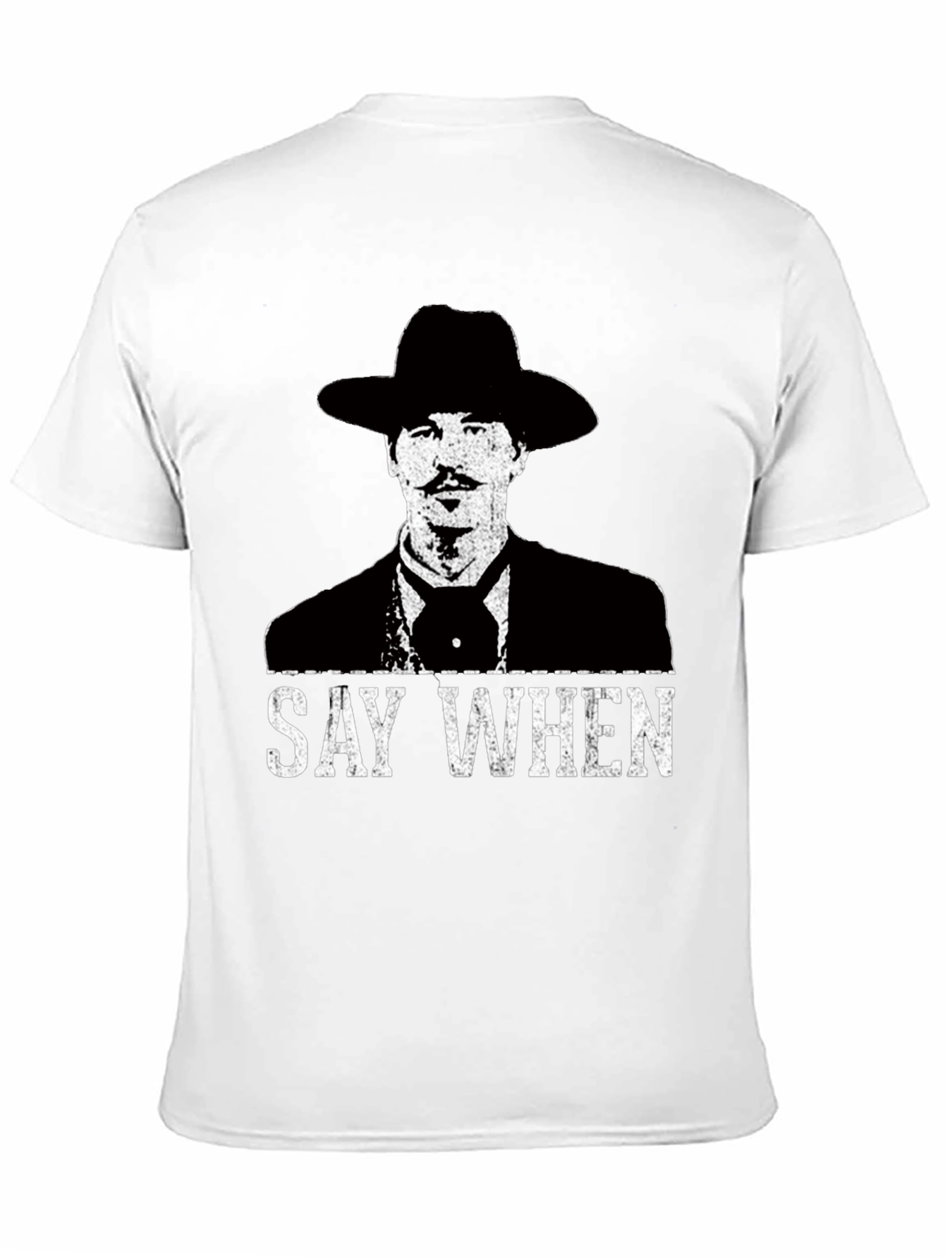 Black Say When T-Shirt - Tombstone Inspired Western Wear view 11