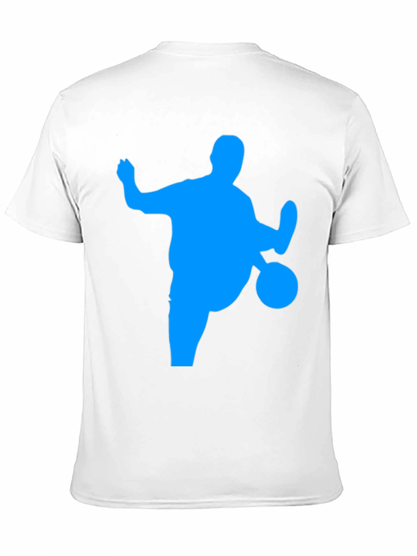 Black Soccer Silhouette Graphic Tee - Black view 11