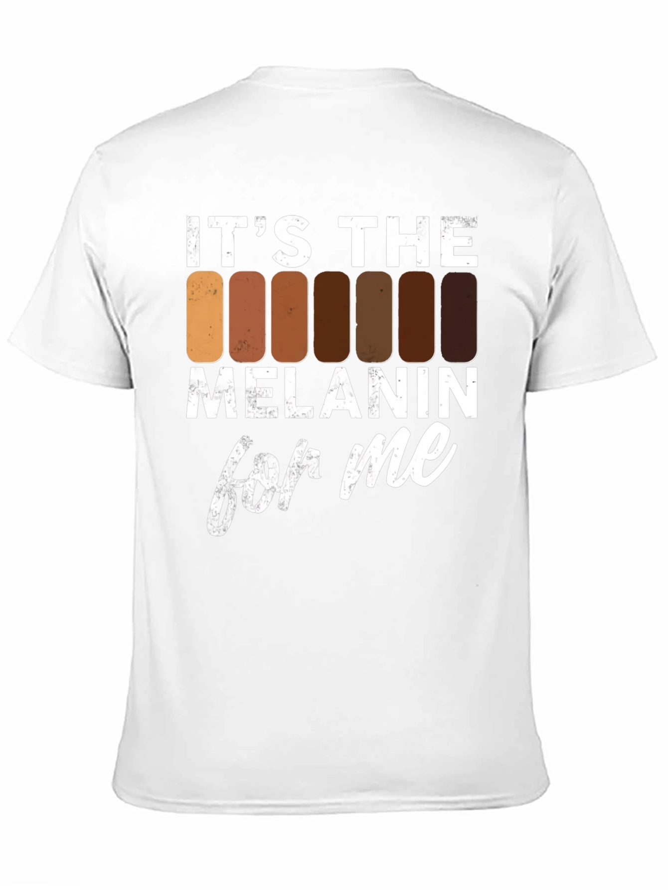 Black It's The Melanin For Me T-Shirt view 11