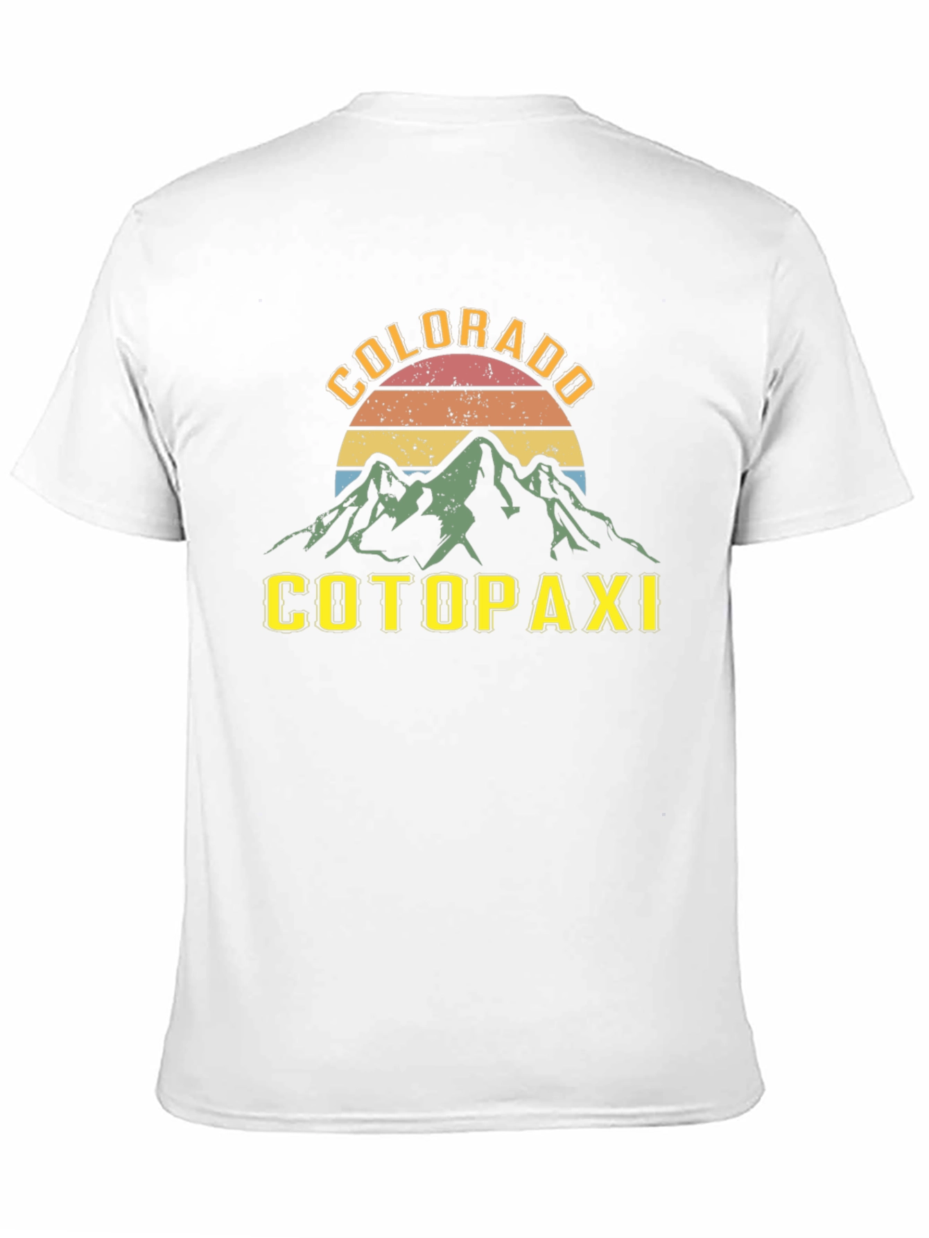 Black Colorado Cotopaxi Retro Graphic T-Shirt view 11