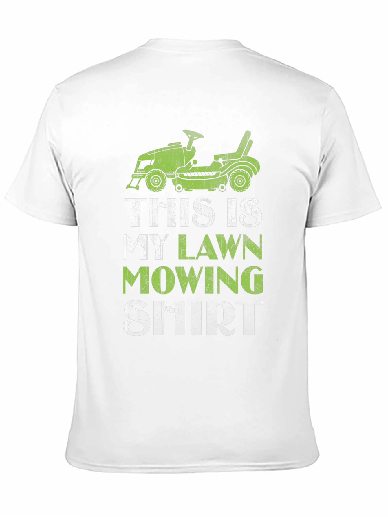 Black Lawn Mowing Shirt - Funny Gardener T-Shirt view 11