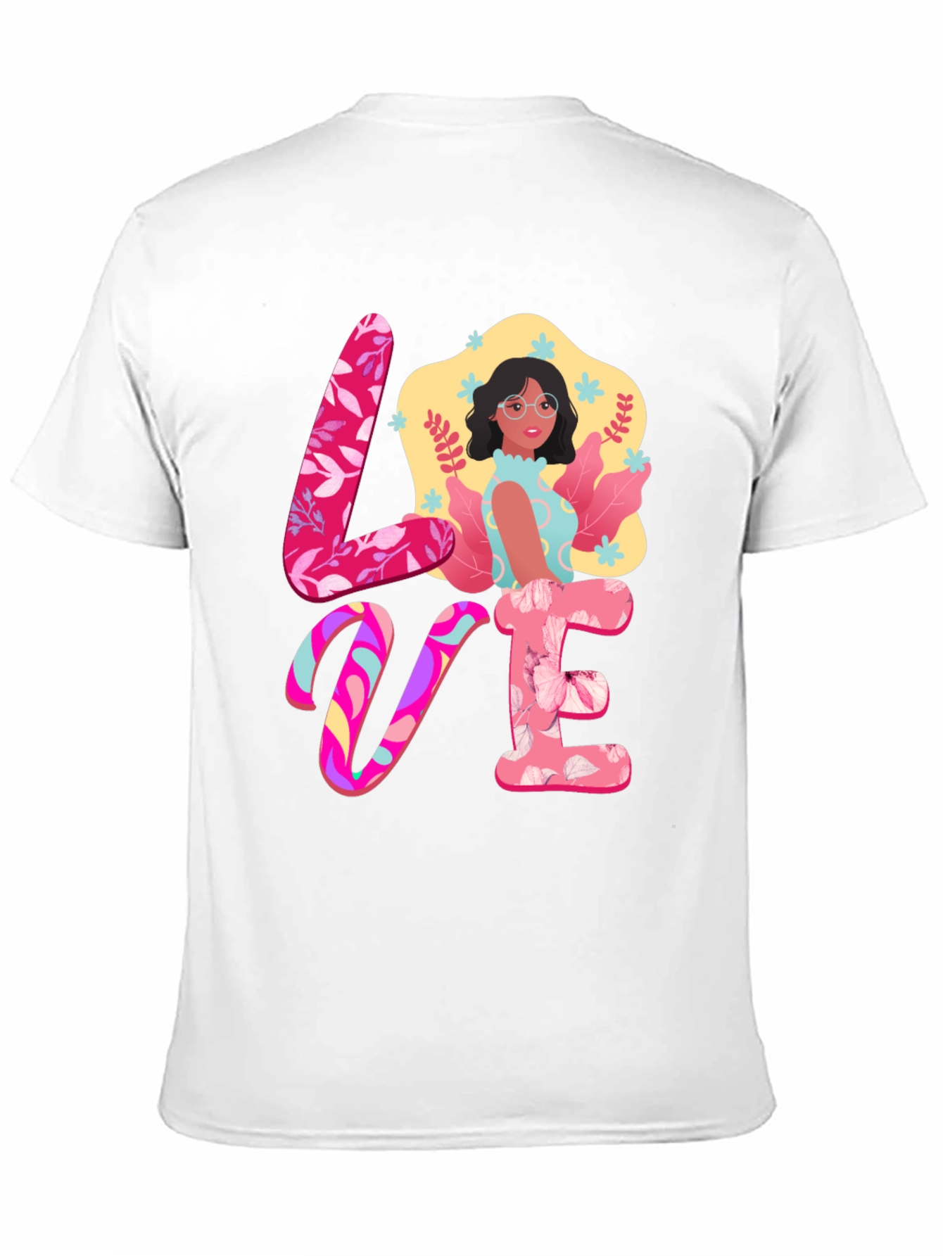 Black Love Graphic Print Tee view 11