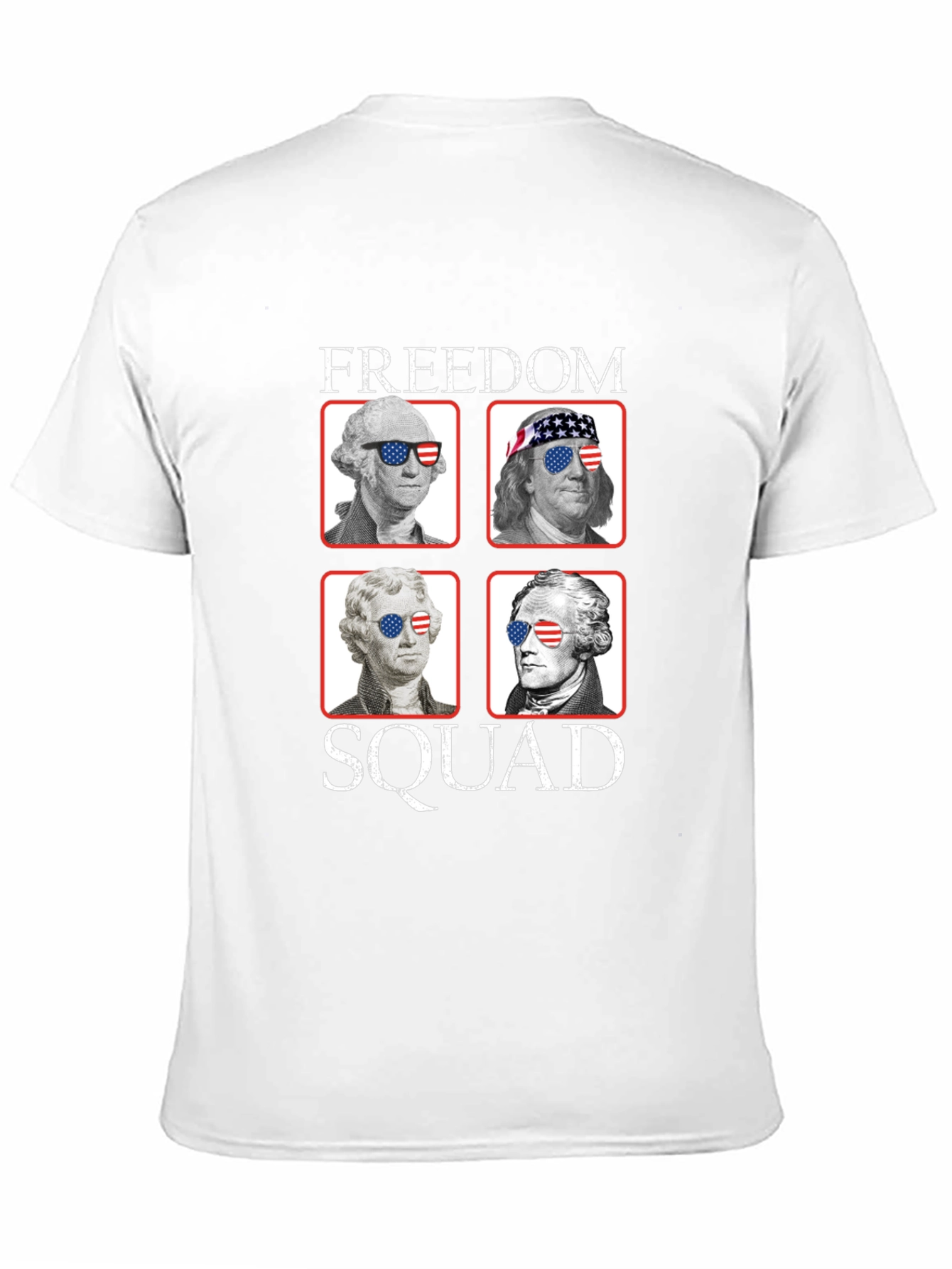 Black Freedom Squad T-Shirt: Patriotic Presidents view 11