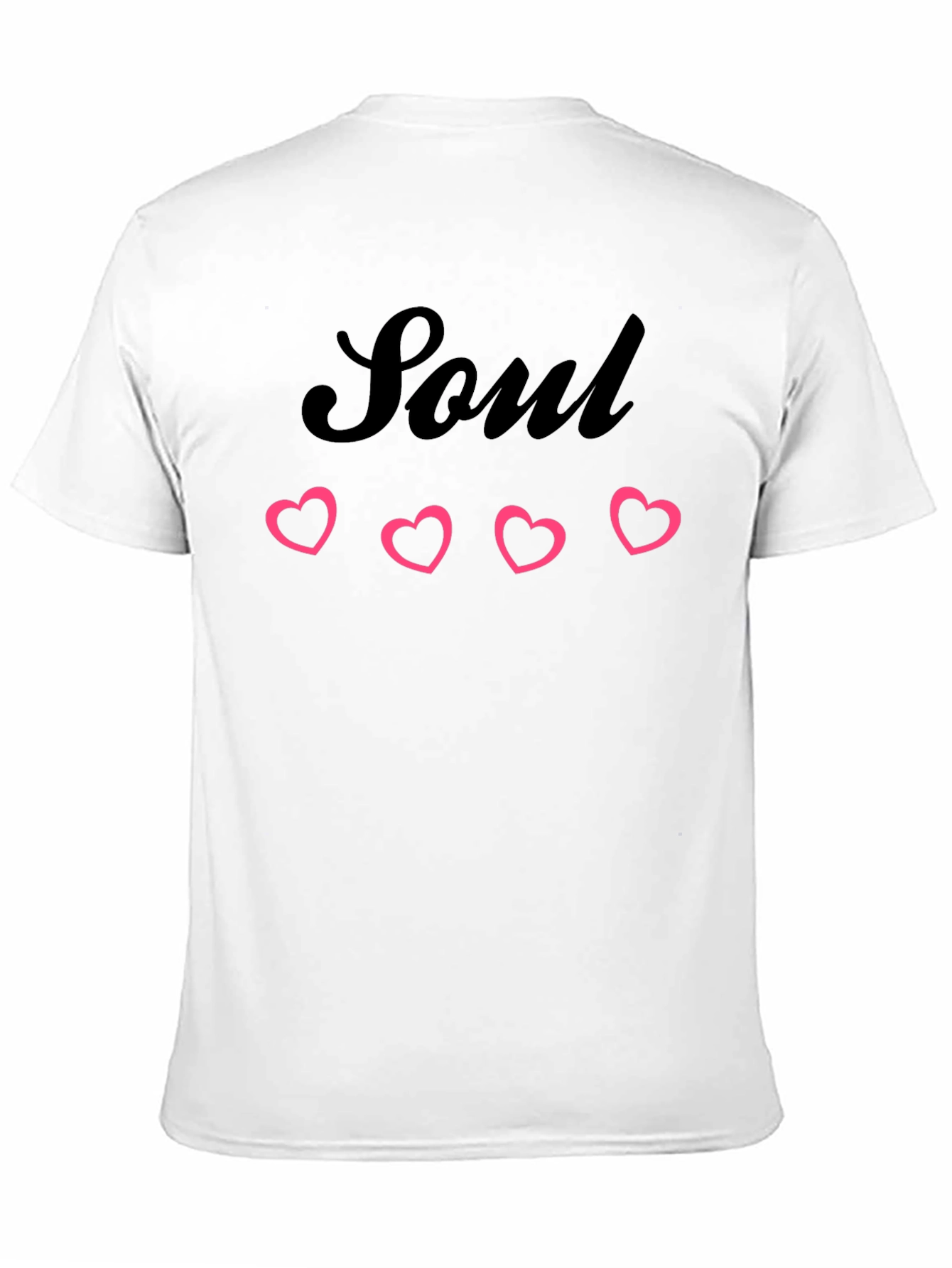 Black Soul Hearts Graphic Tee - Trendy Casual Style view 11