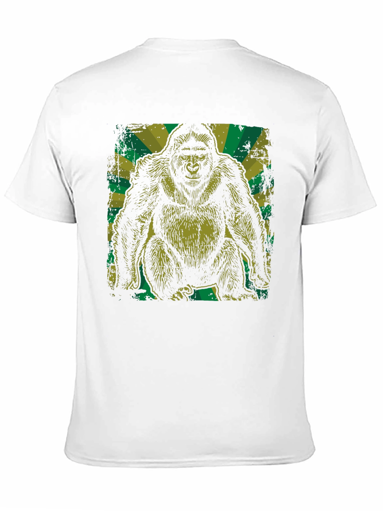 Black Vintage Gorilla Graphic Tee - Black view 11