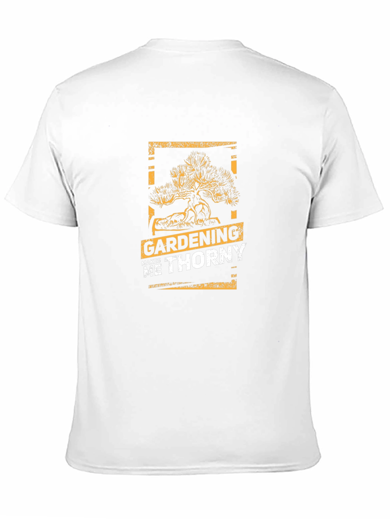 Black Gardening Makes Me Thorny T-Shirt - Black Graphic Tee view 11