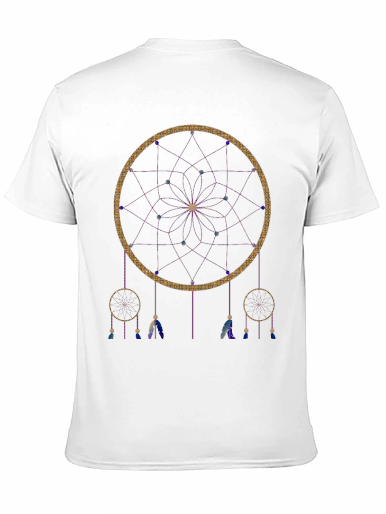 Black Dreamcatcher Graphic Tee - Boho Style Shirt view 11