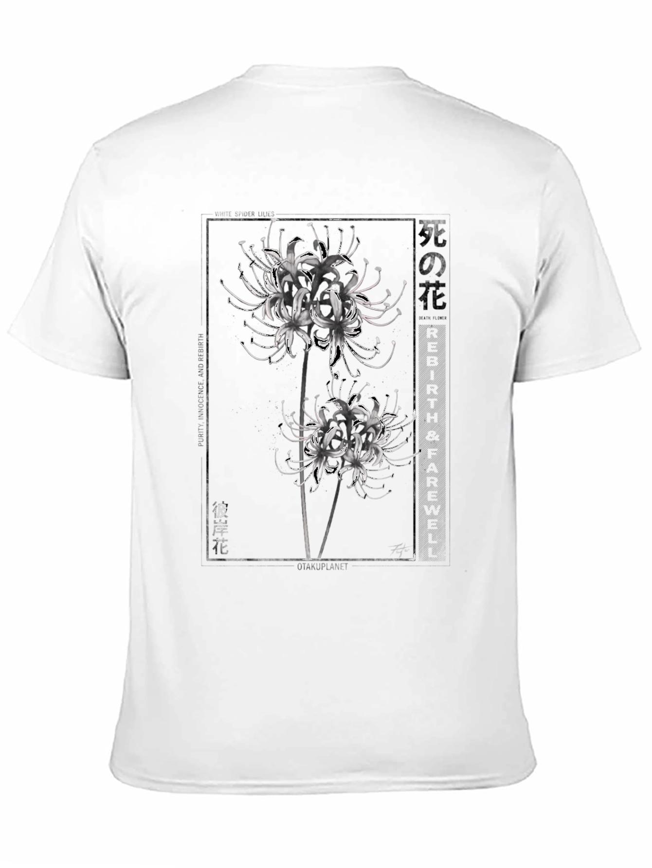 Black Floral Graphic T-Shirt - Black view 11