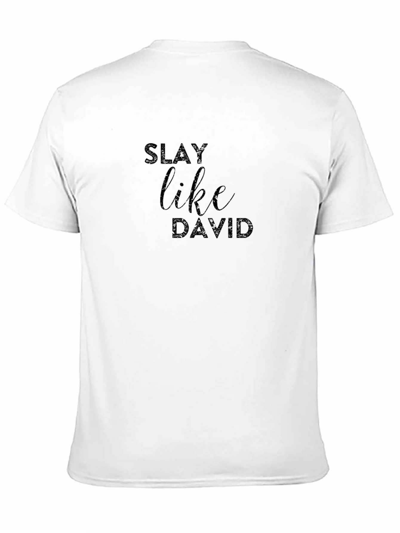 Black Slay Like David - Trendy Graphic Tee view 11