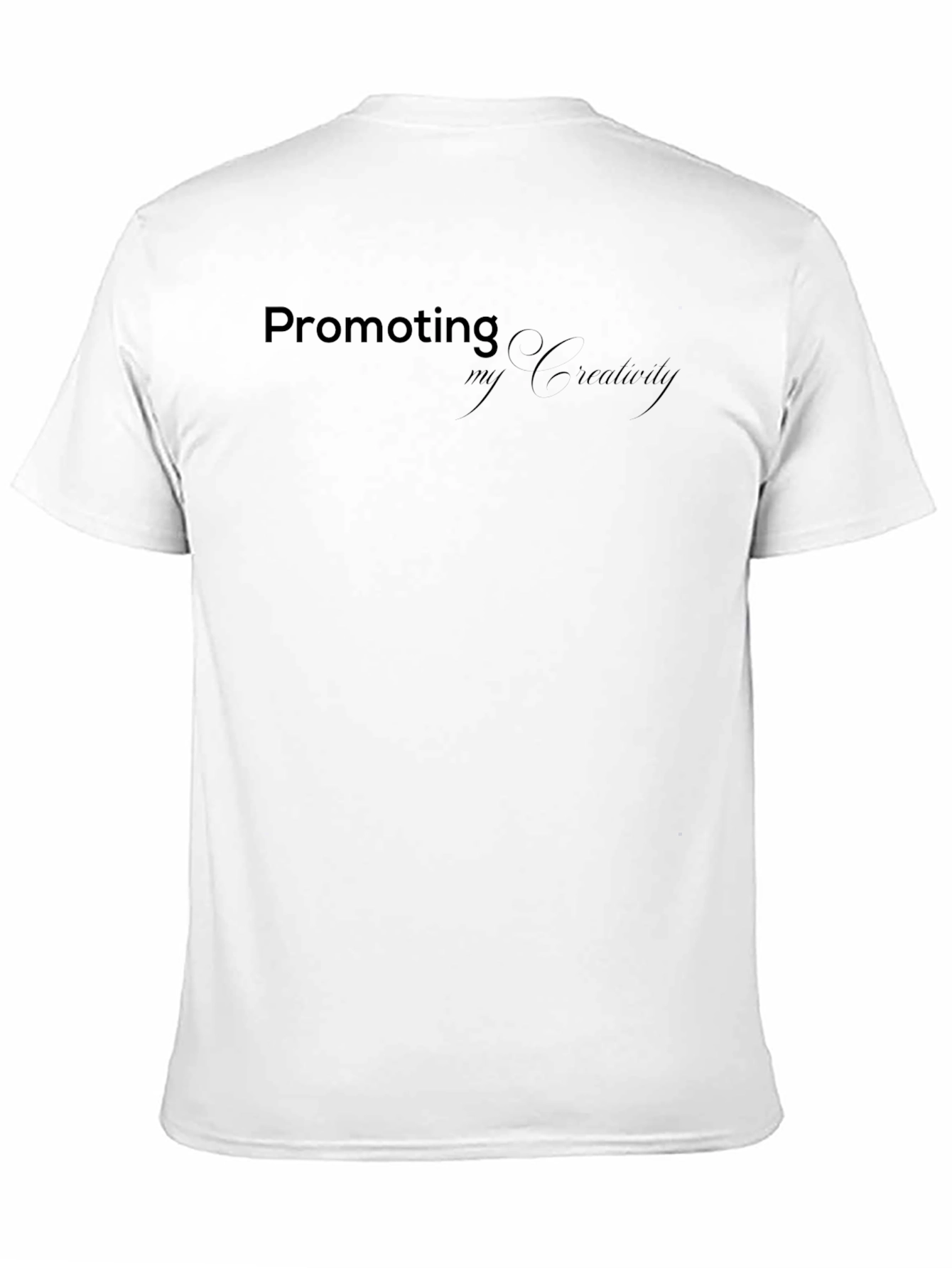 Black Promoting My Creativity Black T-Shirt view 11