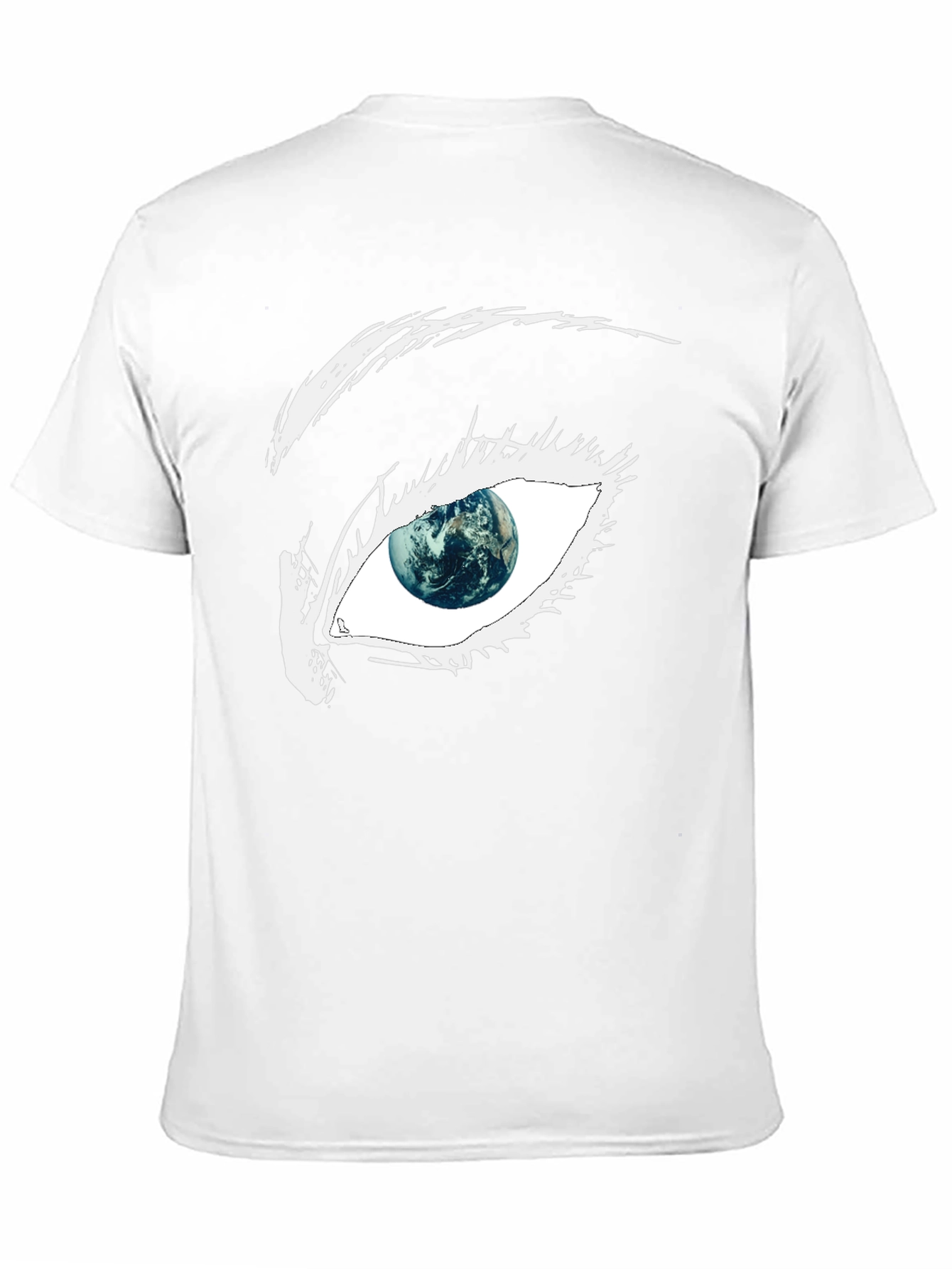 Black Eye See The World T-Shirt - Earth Inside The Eye view 11