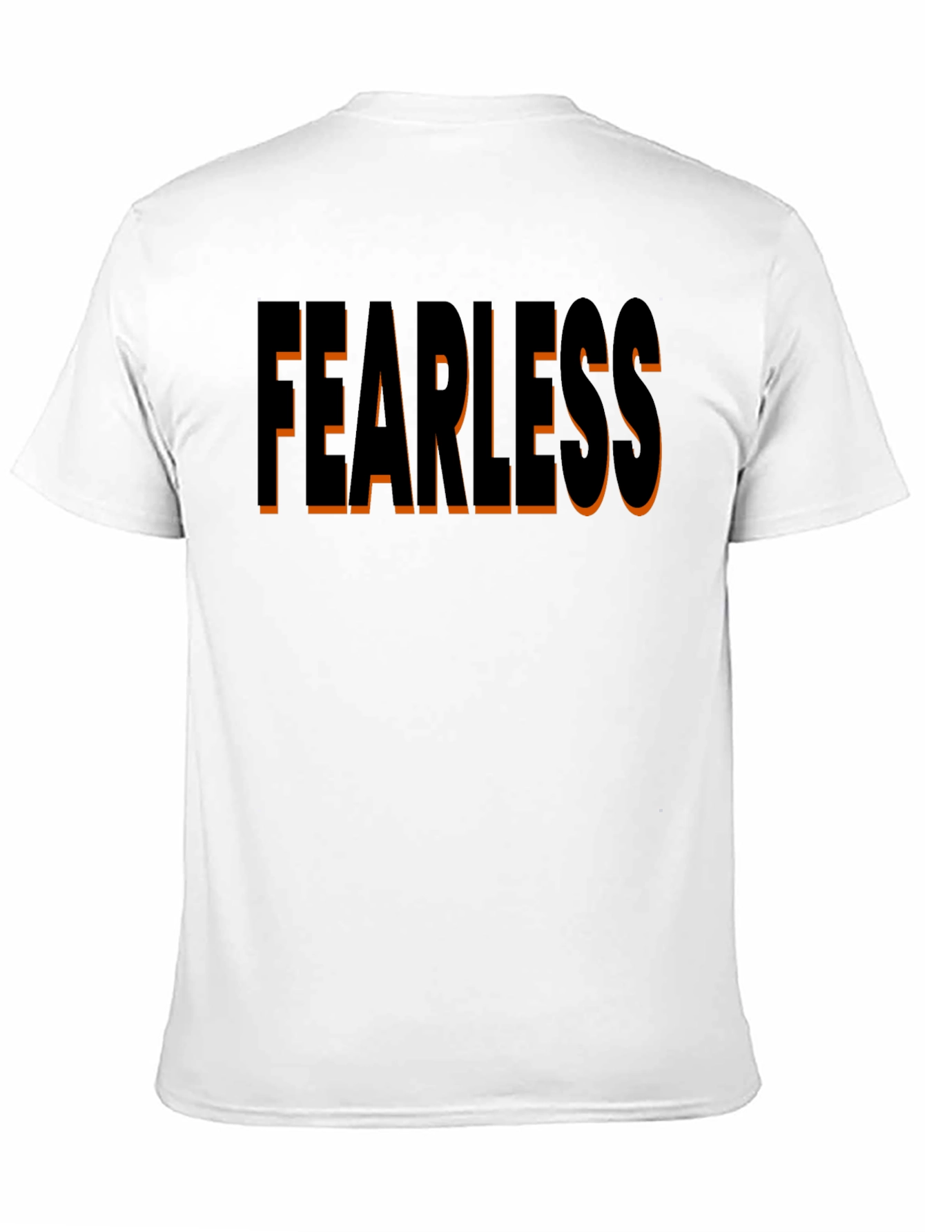 Black Fearless Black Graphic Tee view 11