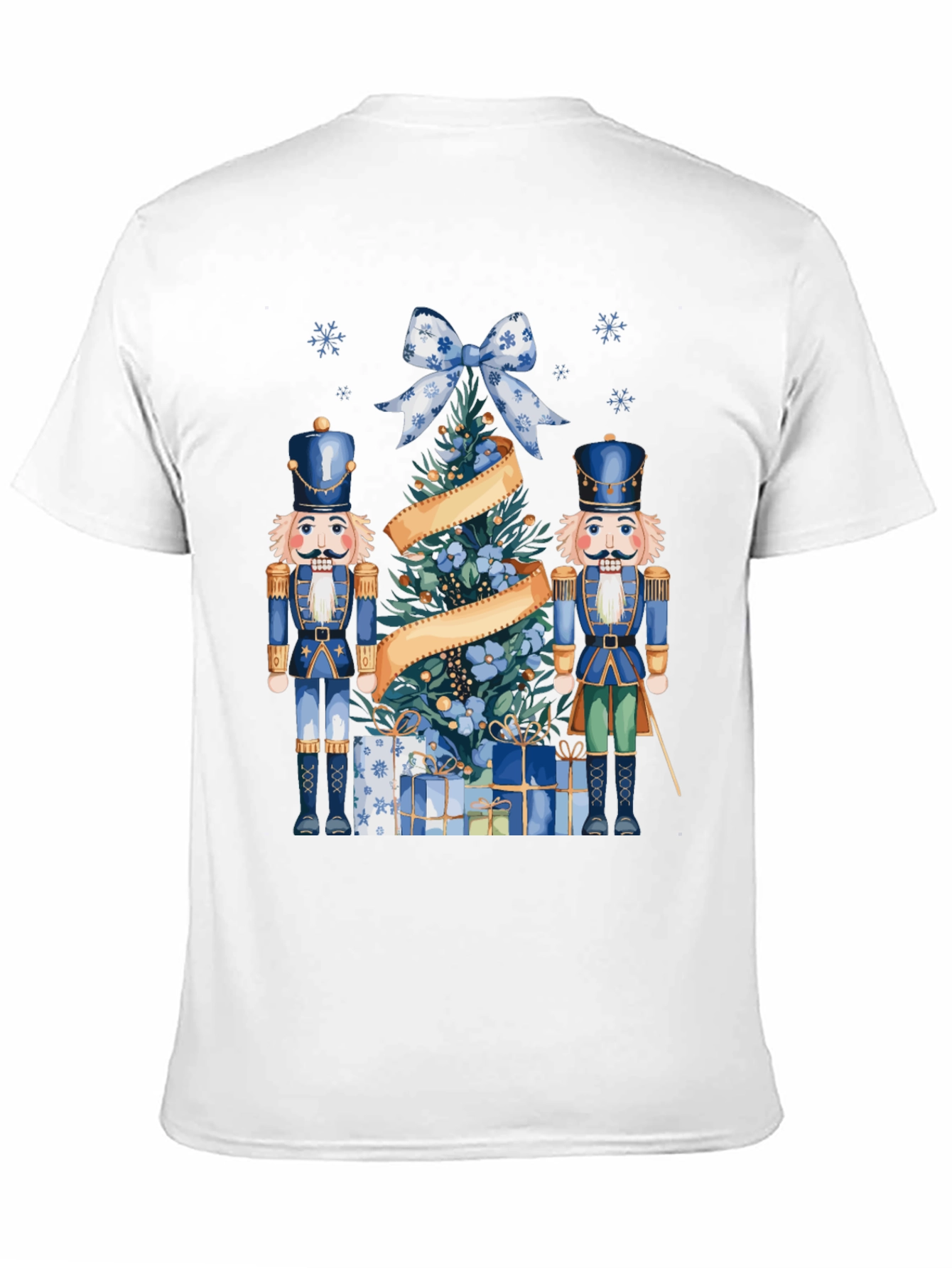 Black Festive Nutcracker Christmas T-Shirt view 11