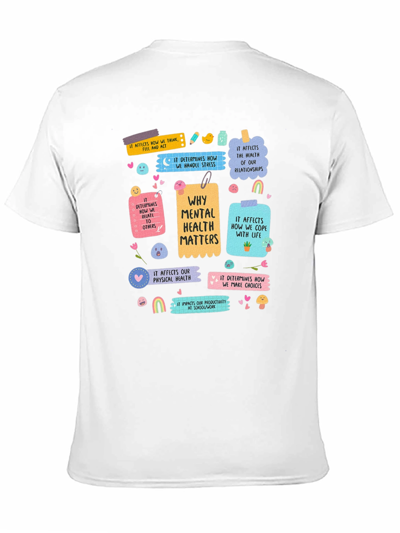 Black Mental Health Matters Graphic T-Shirt view 11