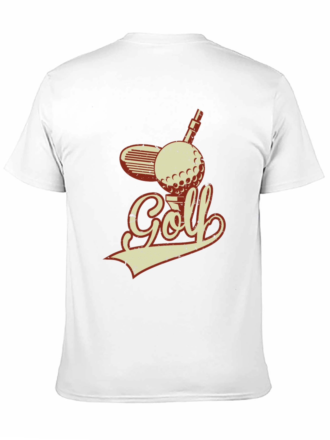 Vintage Golf T-Shirt - Retro Golf Ball and Club Design - 11