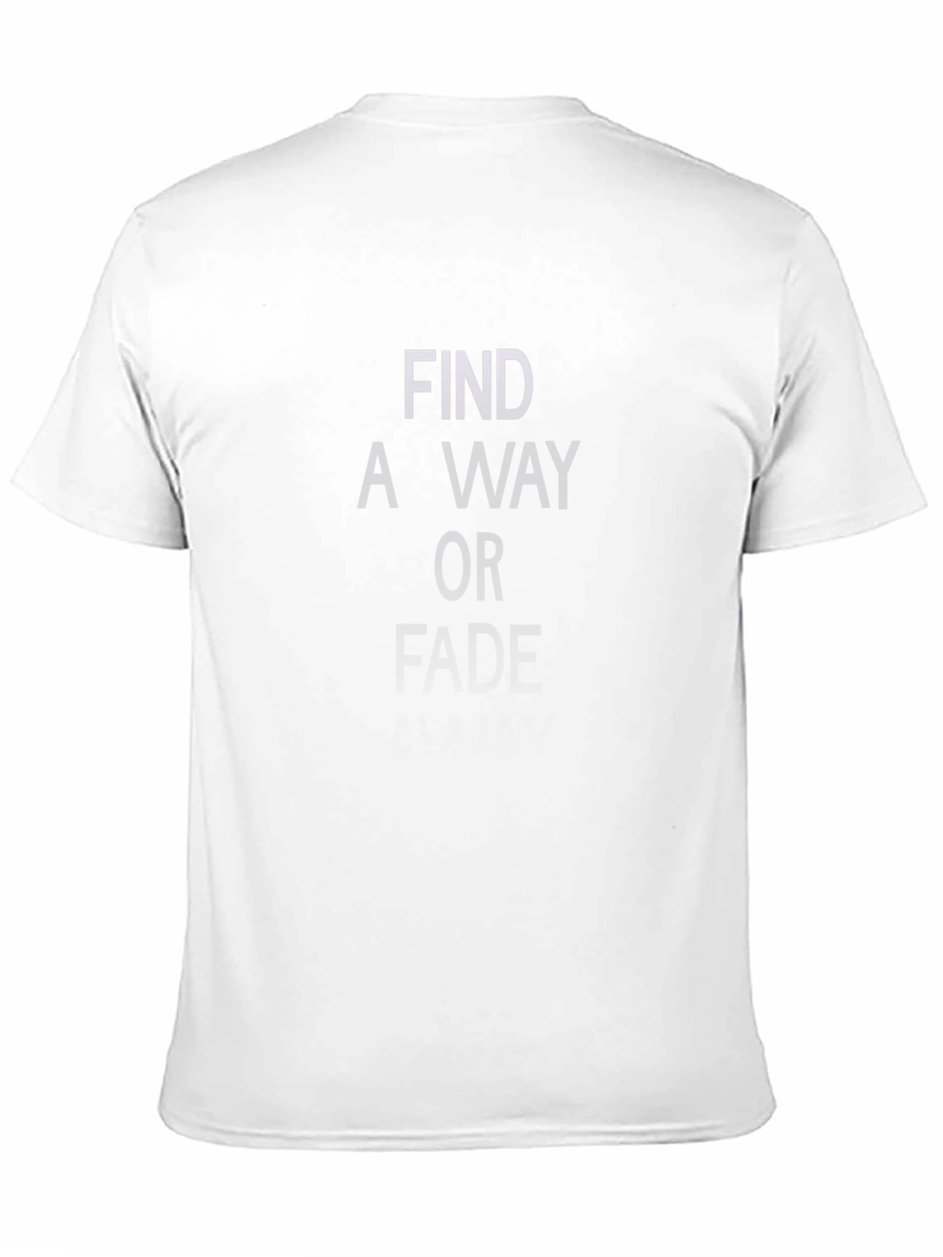 Black Find A Way or Fade Graphic T-Shirt view 11