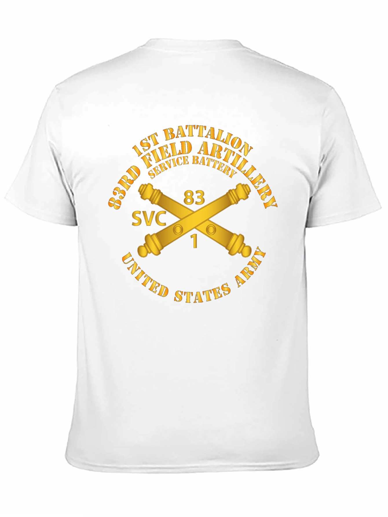 Black 83rd Field Artillery T-Shirt - United States Army Tee view 11