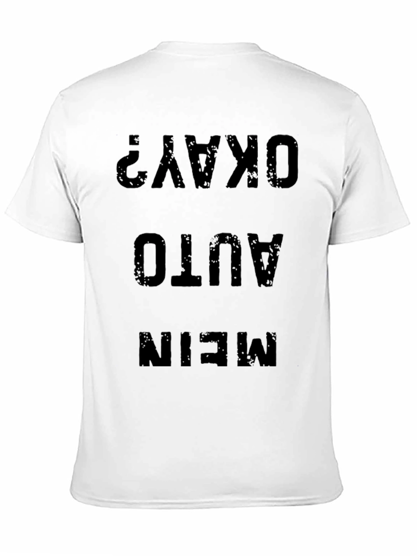 Black Mein Auto Okay? Black Graphic Tee view 11