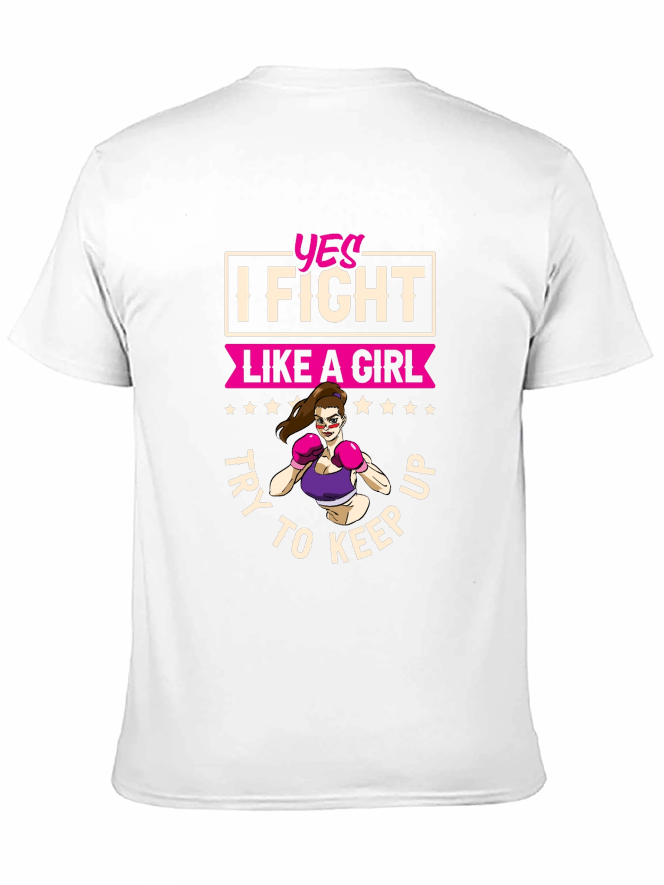 Black I Fight Like A Girl Graphic Tee view 11