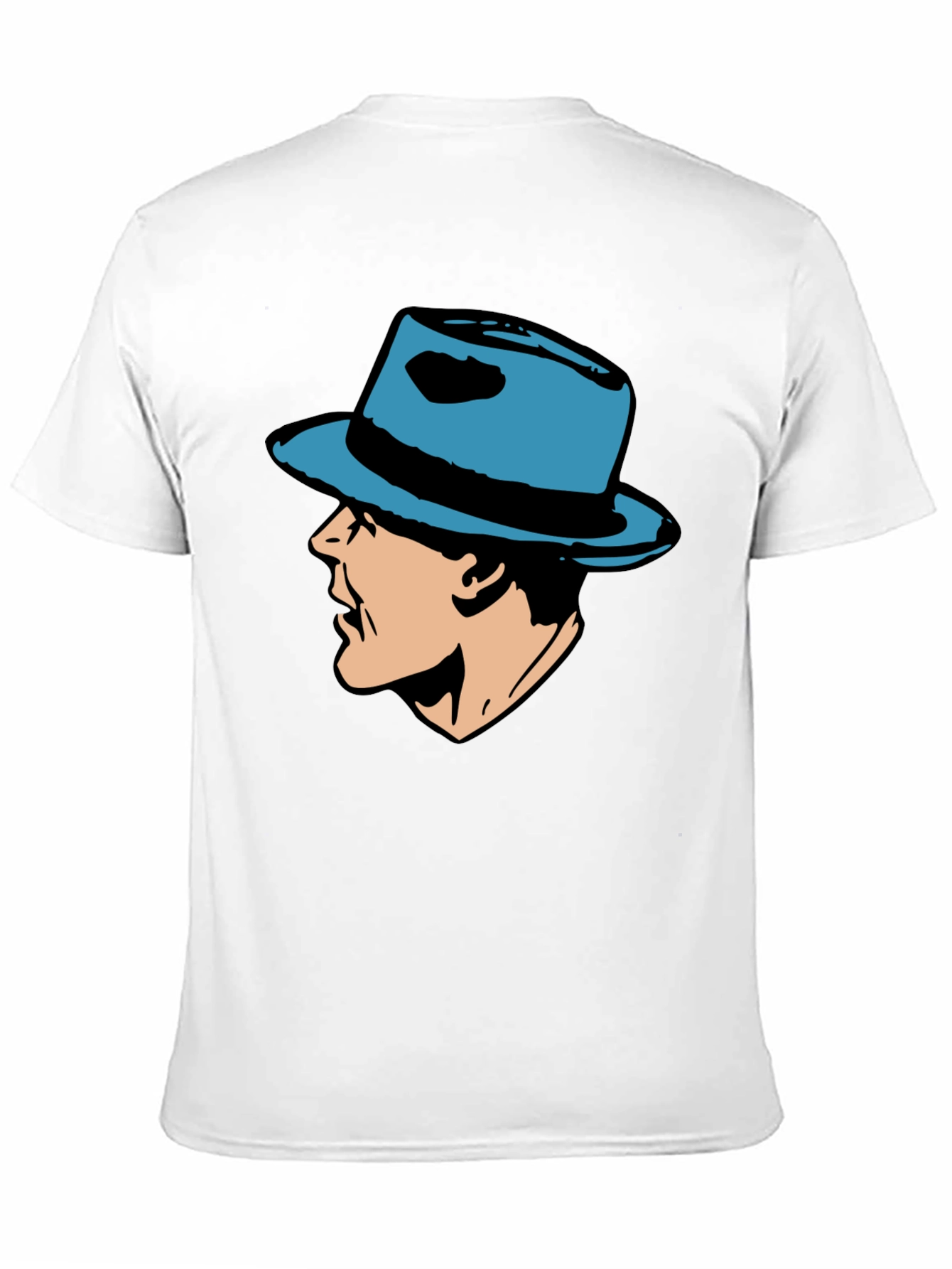 Black Retro Detective T-Shirt - Classic Comic Style Tee view 11