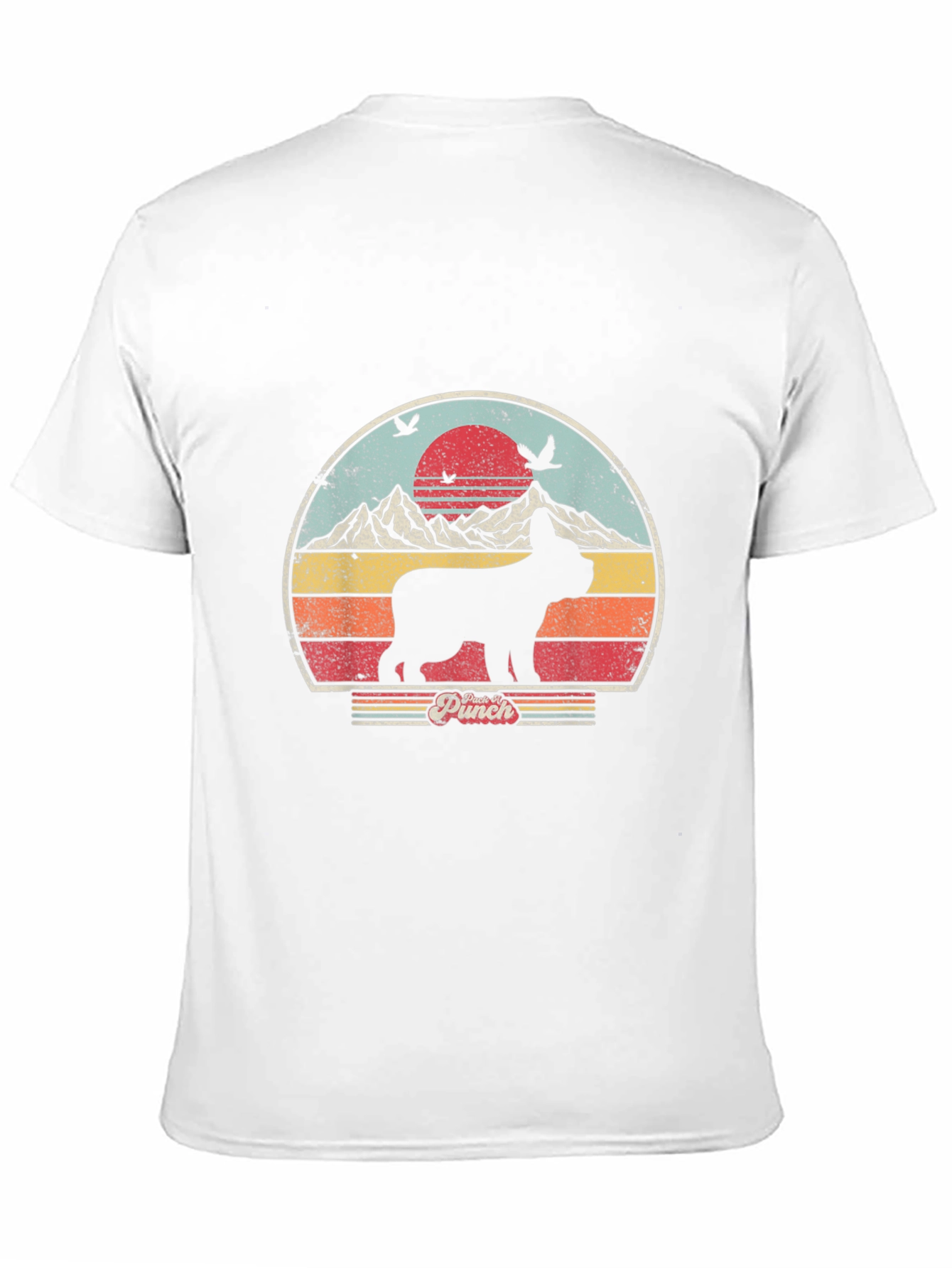 Black Retro Dog Graphic Tee - Black Cotton Blend view 11