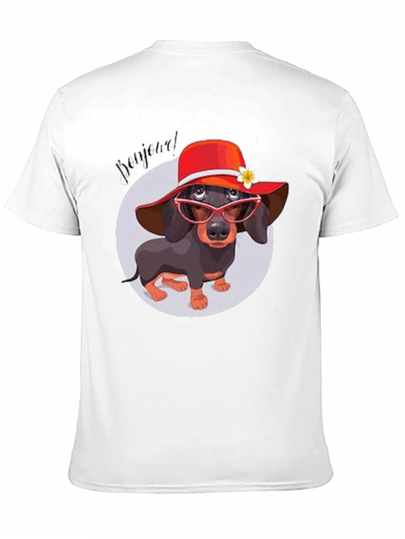 Black Dachshund in Hat T-Shirt - Funny Dog Lover Tee view 11