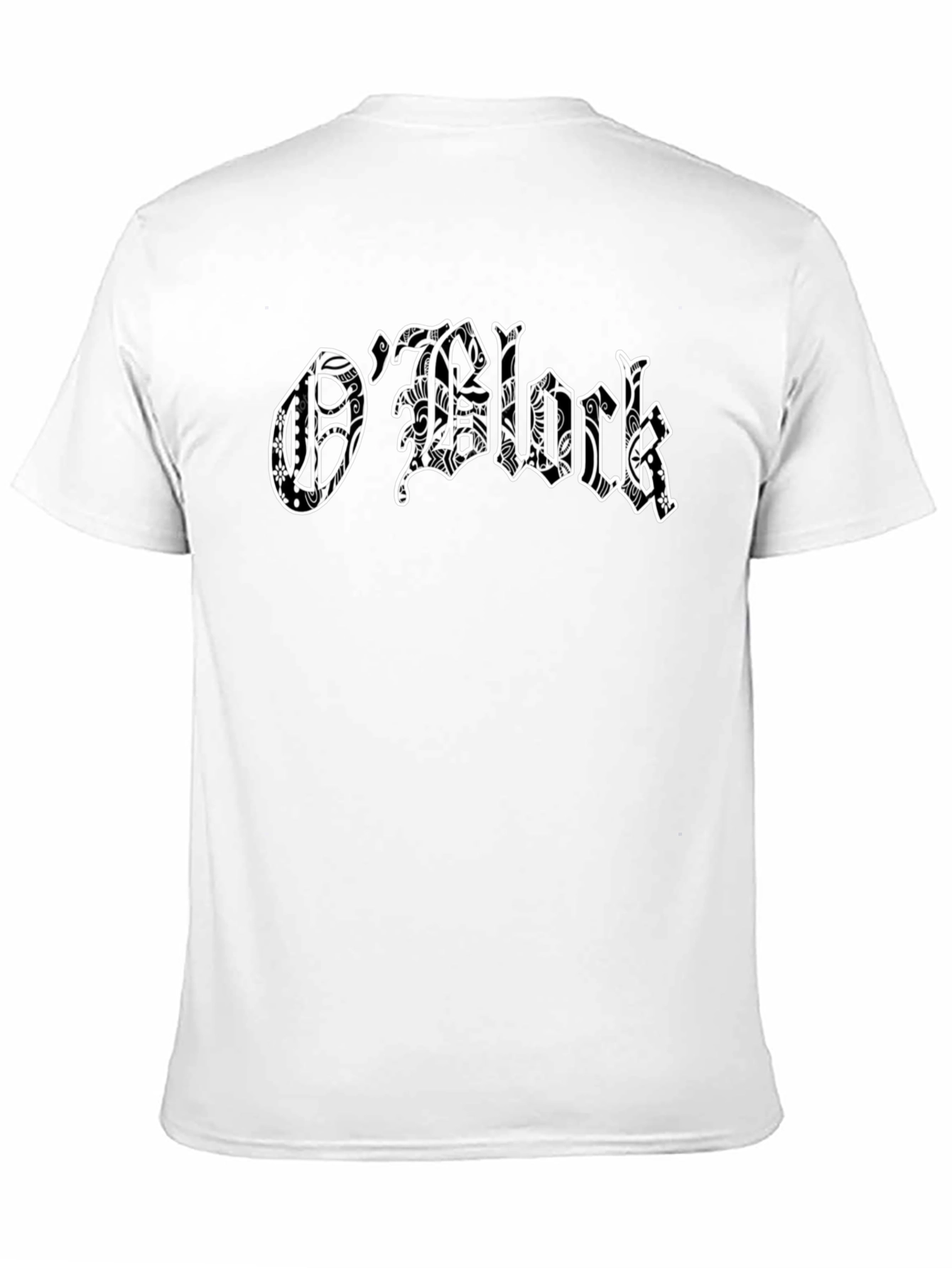 Black O'Block Graphic Black T-Shirt view 11