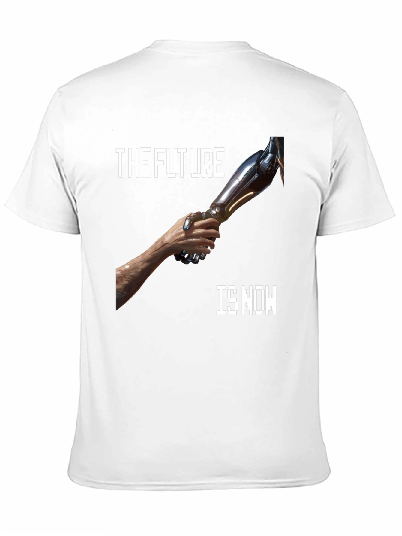 Black The Future is Now T-Shirt view 11