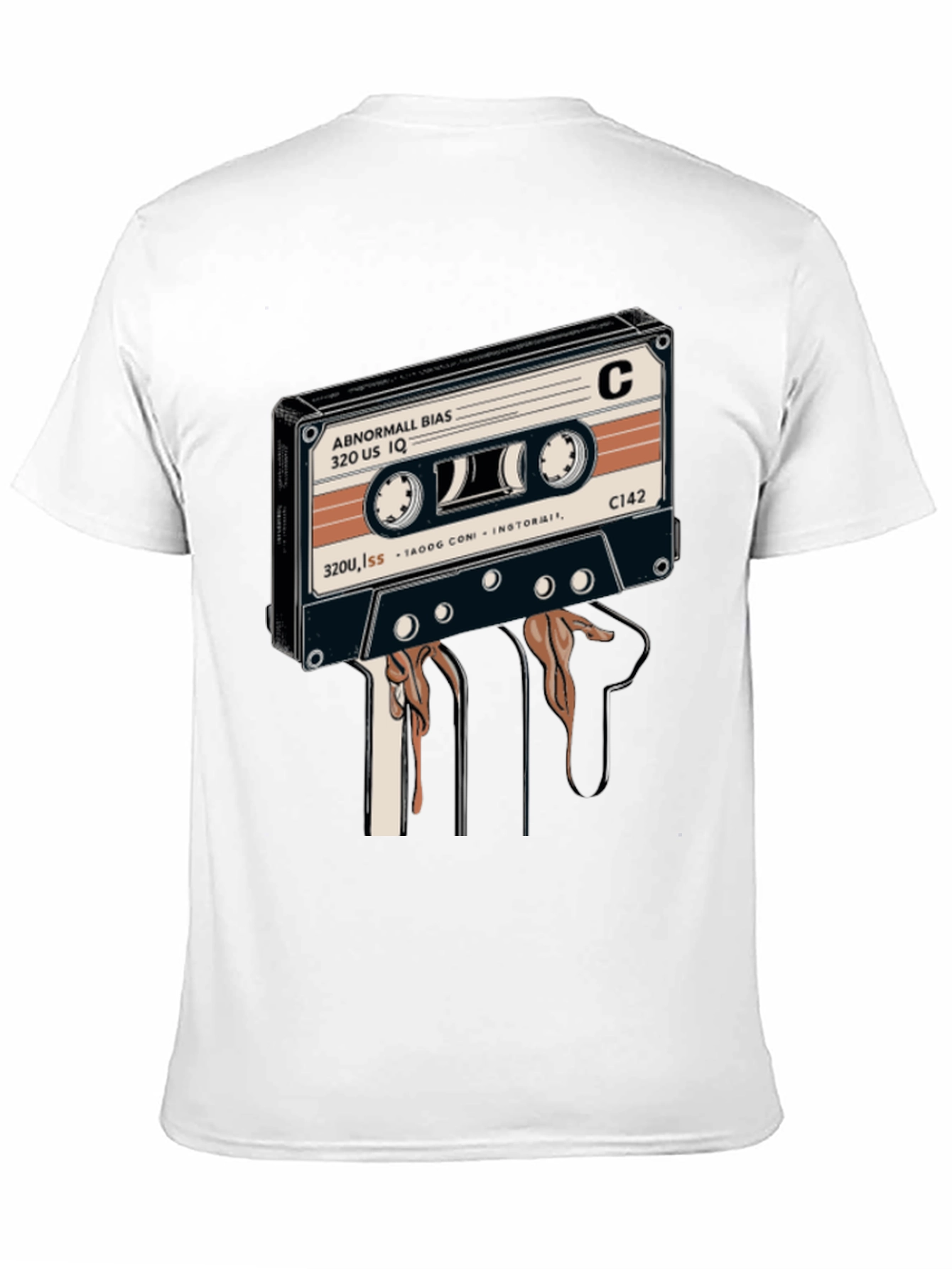 Black Retro Cassette Tape Graphic Tee - Black view 11