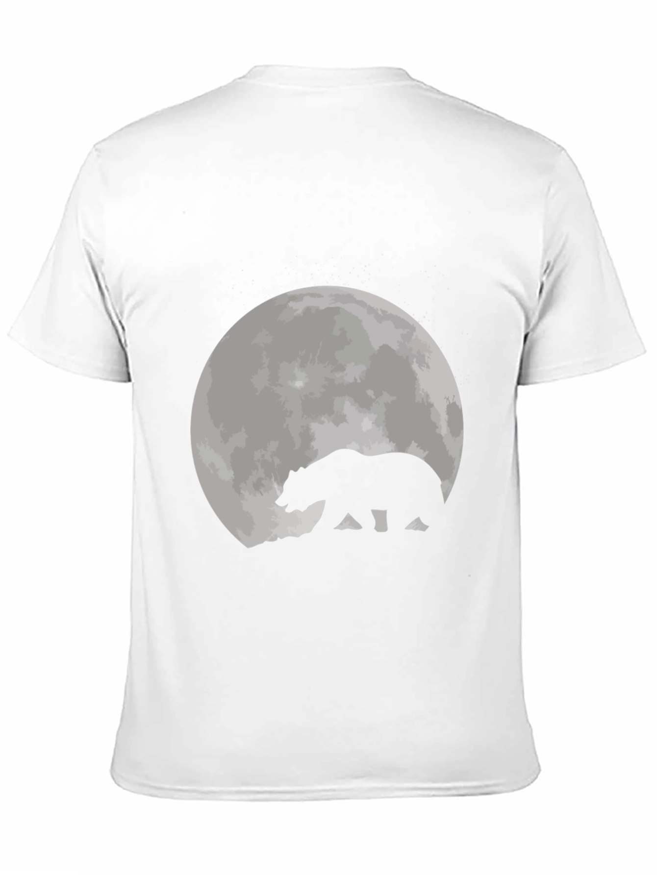 Black Bear Moon Black T-Shirt view 11