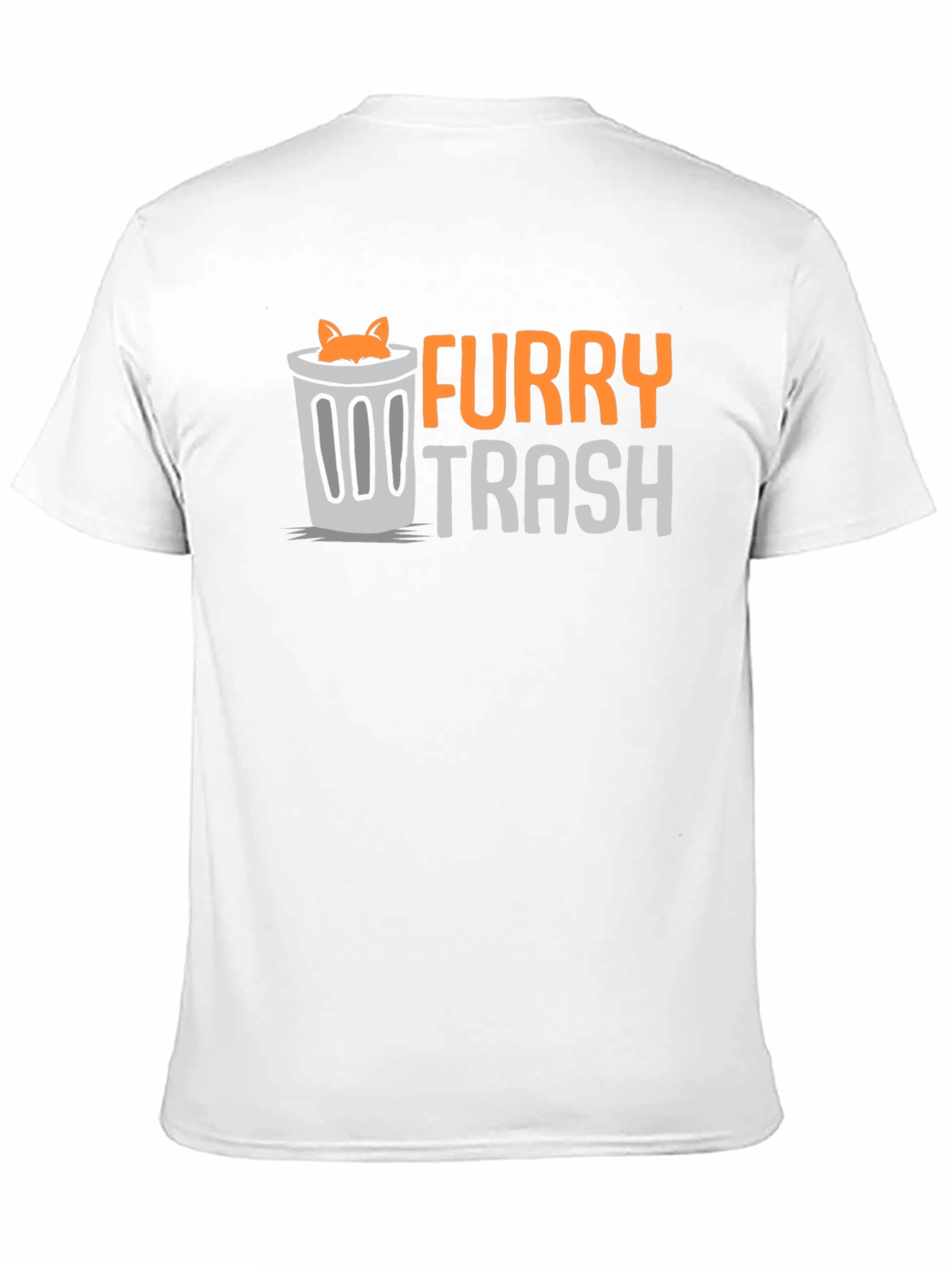 Black Furry Trash T-Shirt - Funny Graphic Tee view 11