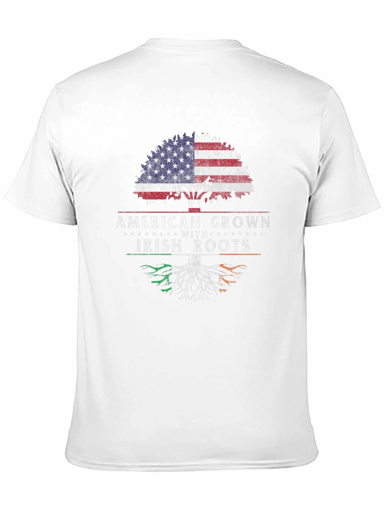 Black American Grown Irish Roots Graphic Tee view 11