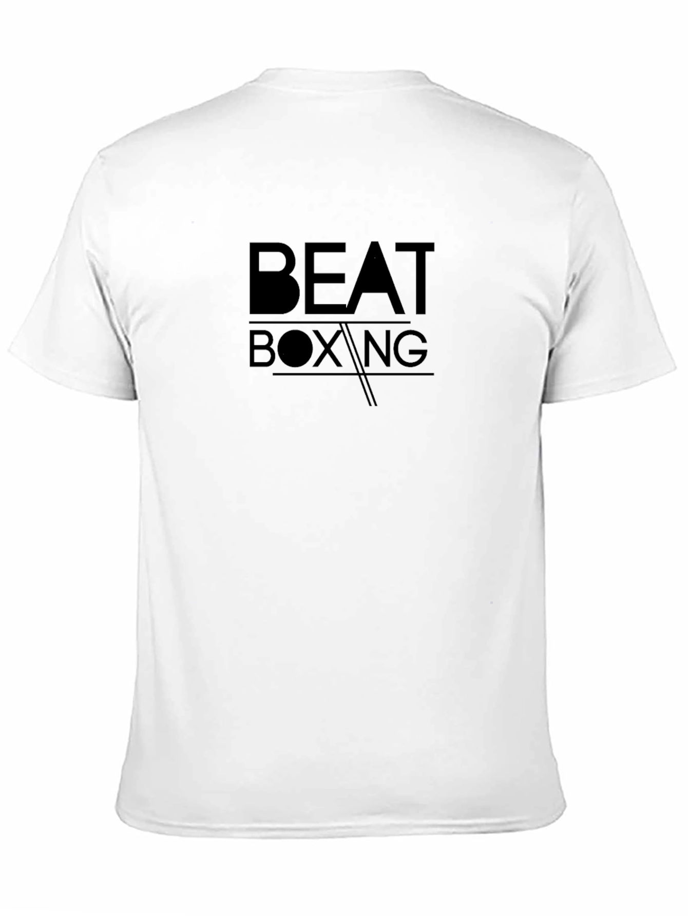 Black Black Beat Boxing Graphic T-Shirt view 11
