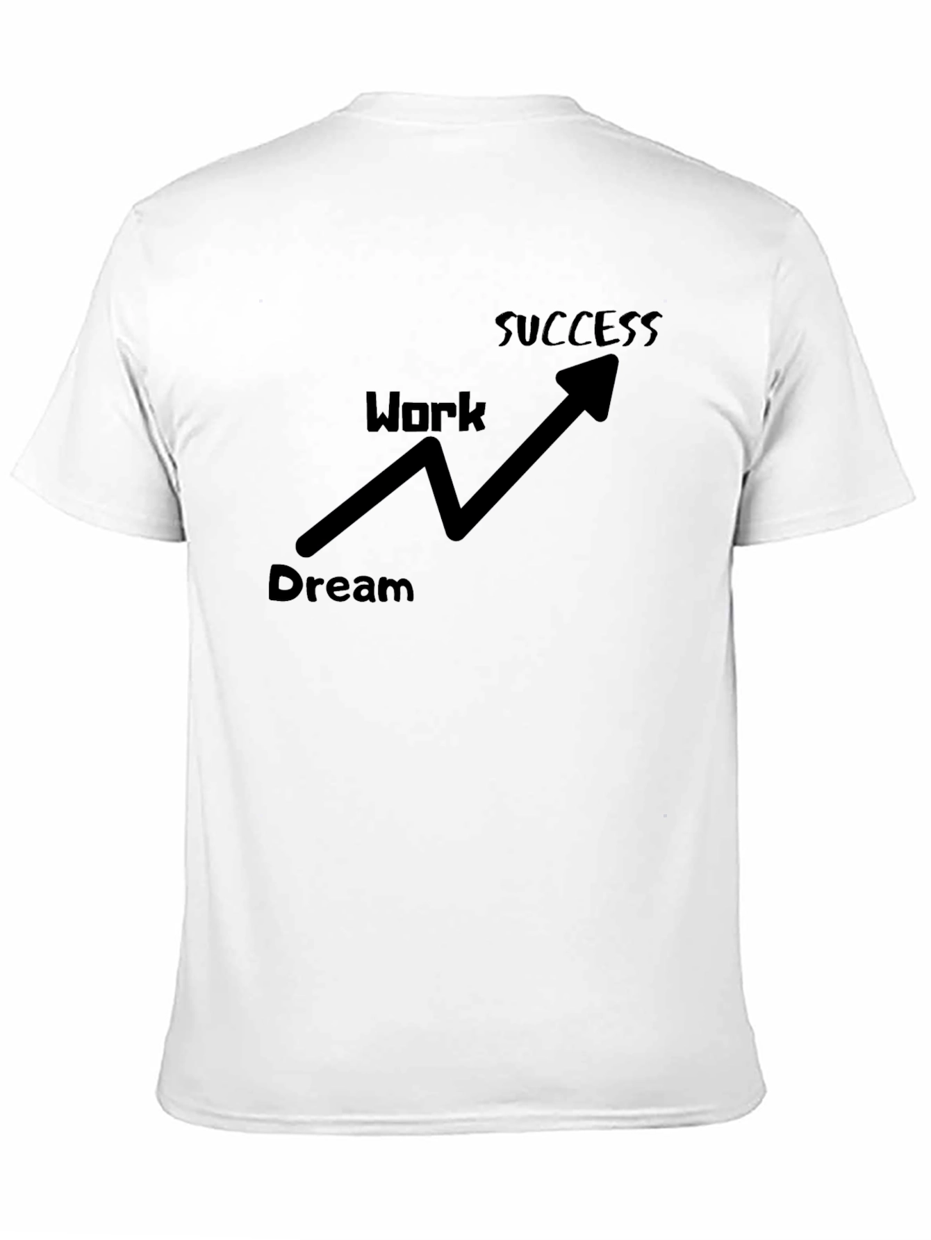 Black Dream Work Success Black Graphic Tee view 11