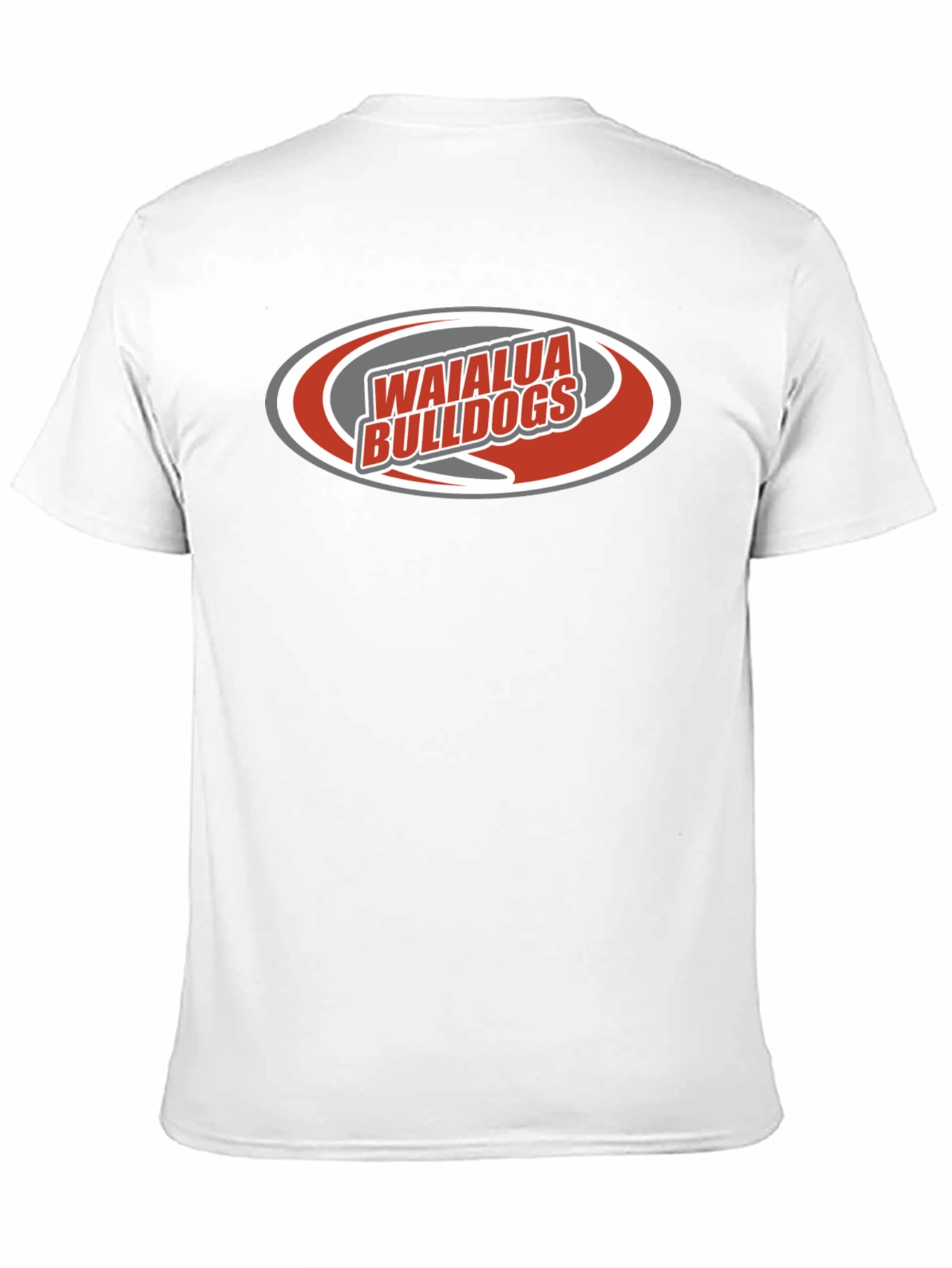 Black Waialua Bulldogs Black T-Shirt view 11