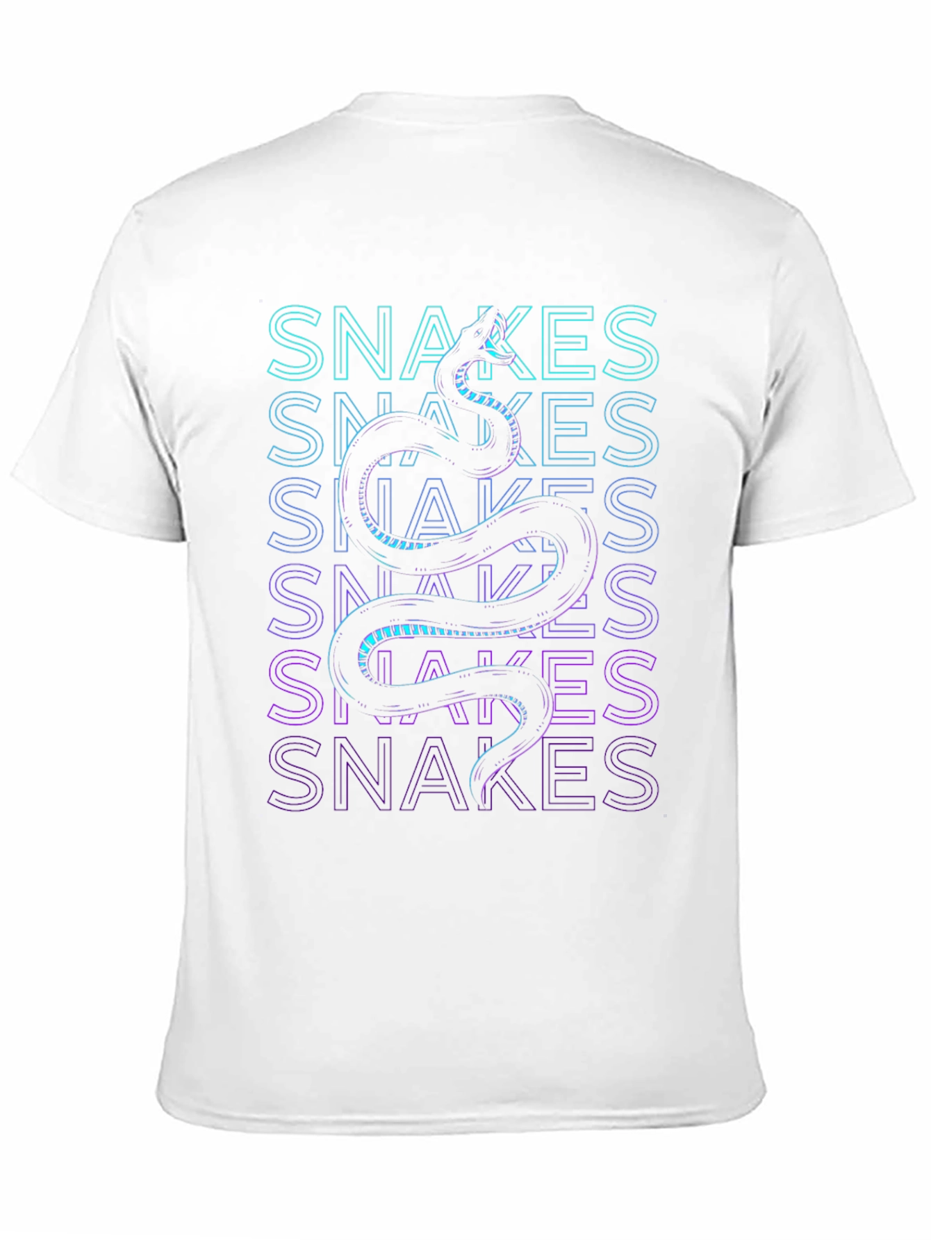 Black Snakes Graphic T-Shirt - Cool Reptile Design view 11