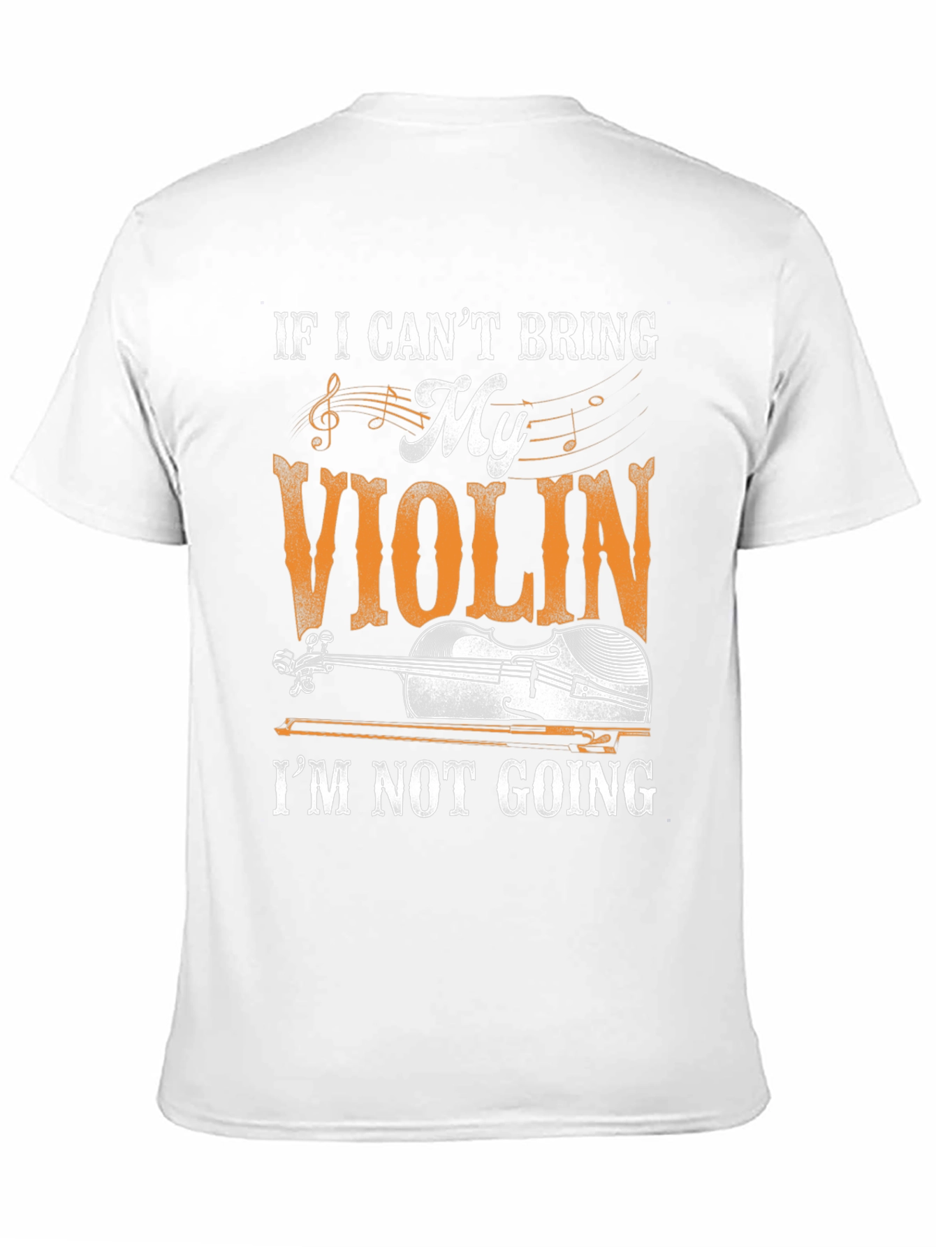 Black Violin Lover Graphic T-Shirt - Music Gift view 11